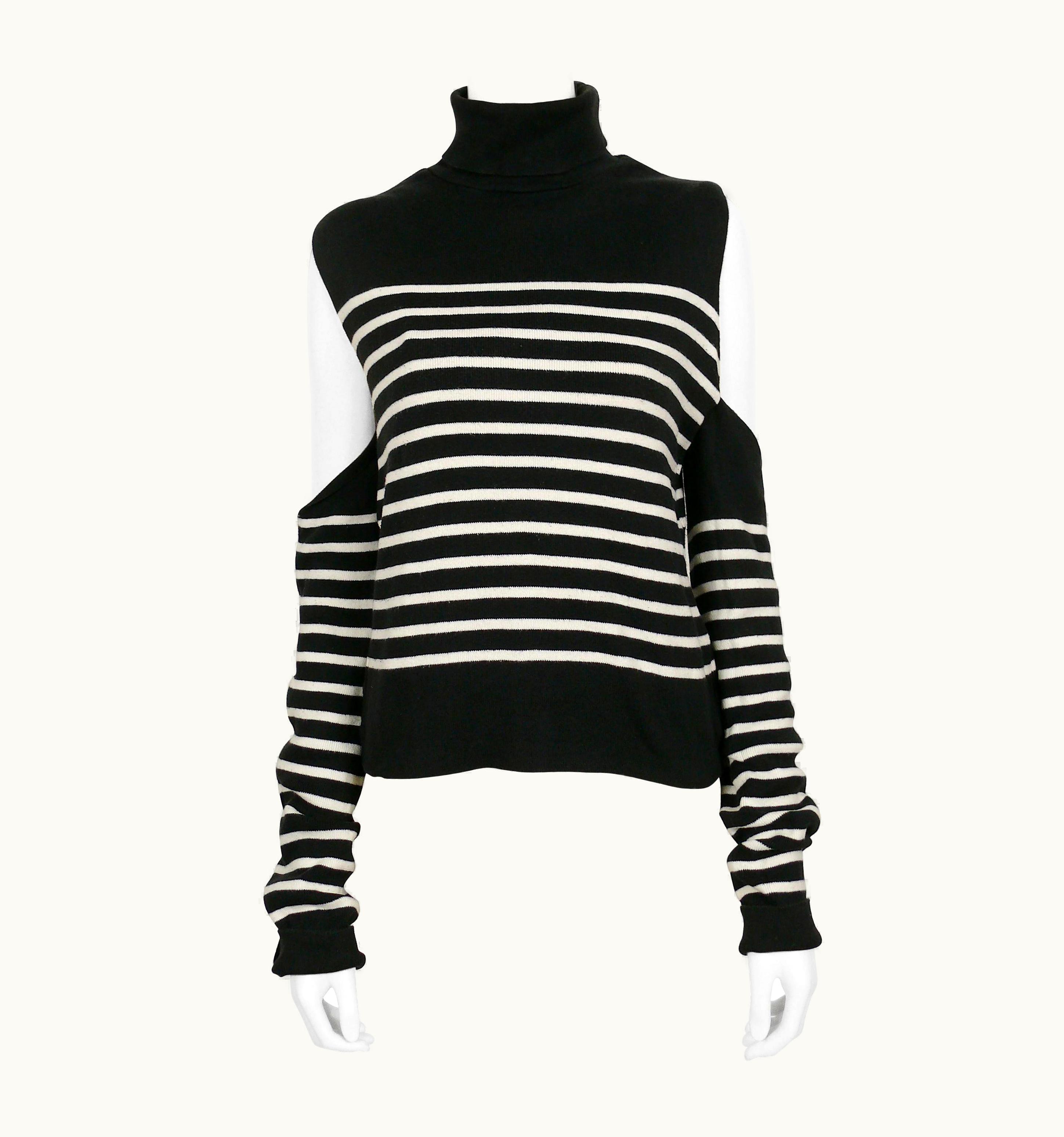Jean-Paul Gaultier Jean Paul Gaultier Vintage Iconic Destructured Sailor Stripes Sweater