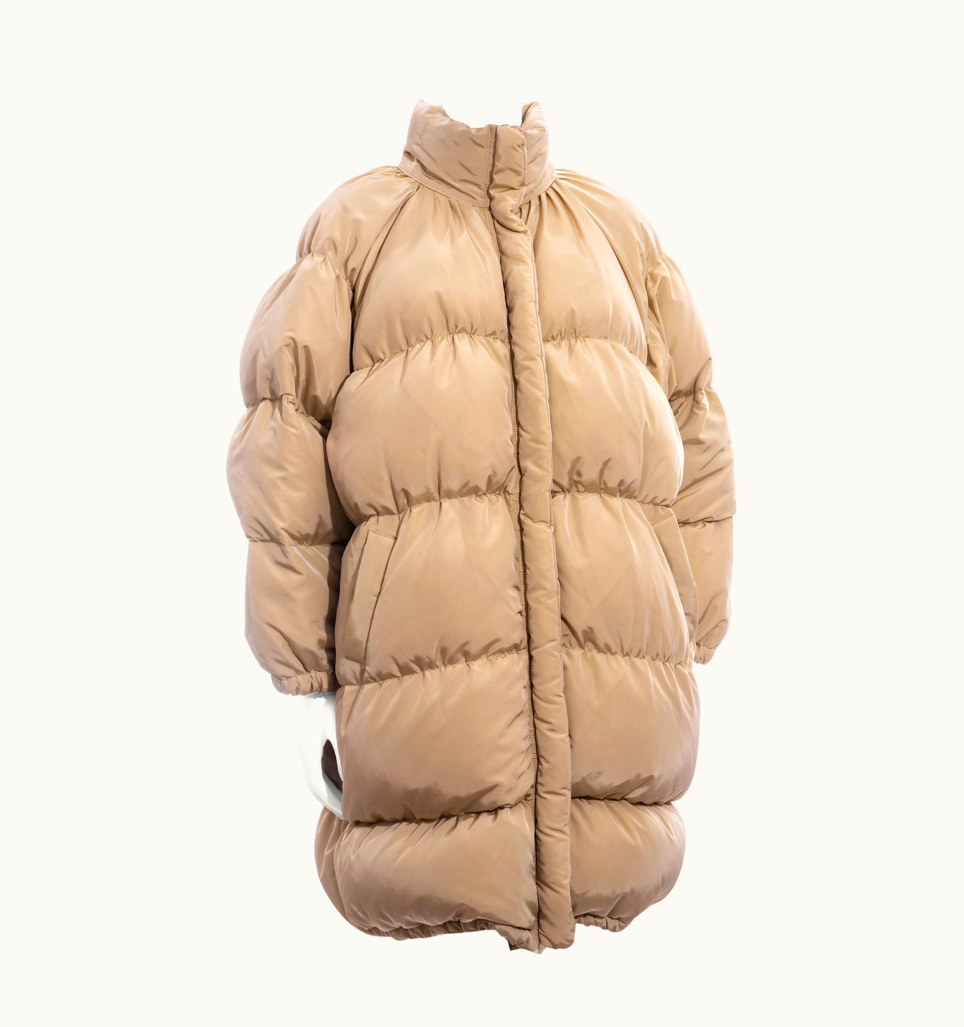 Jean-Paul Gaultier Jean Paul Gaultier Cream Oversized Puffer Coat, AW 1999