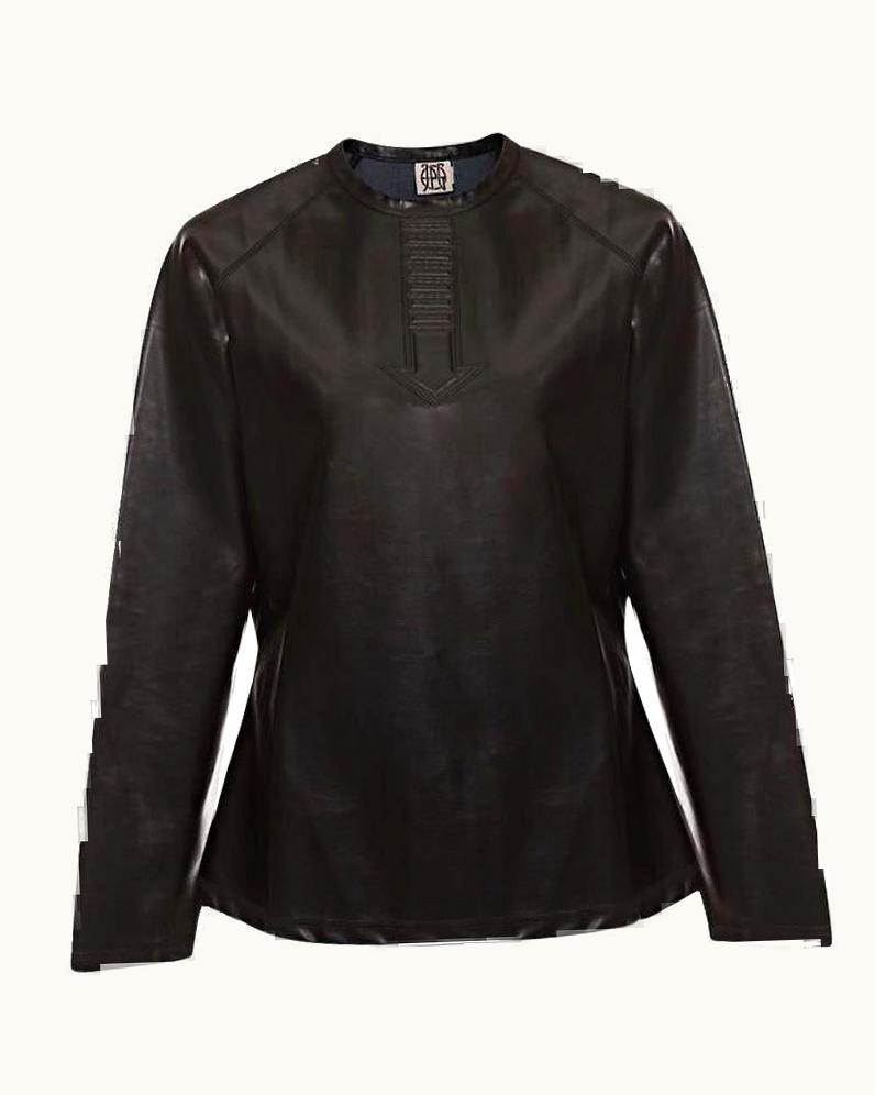 Jean-Paul Gaultier 1990s Jean Paul Gaultier Pvc Sweatshirt With Arrow Design