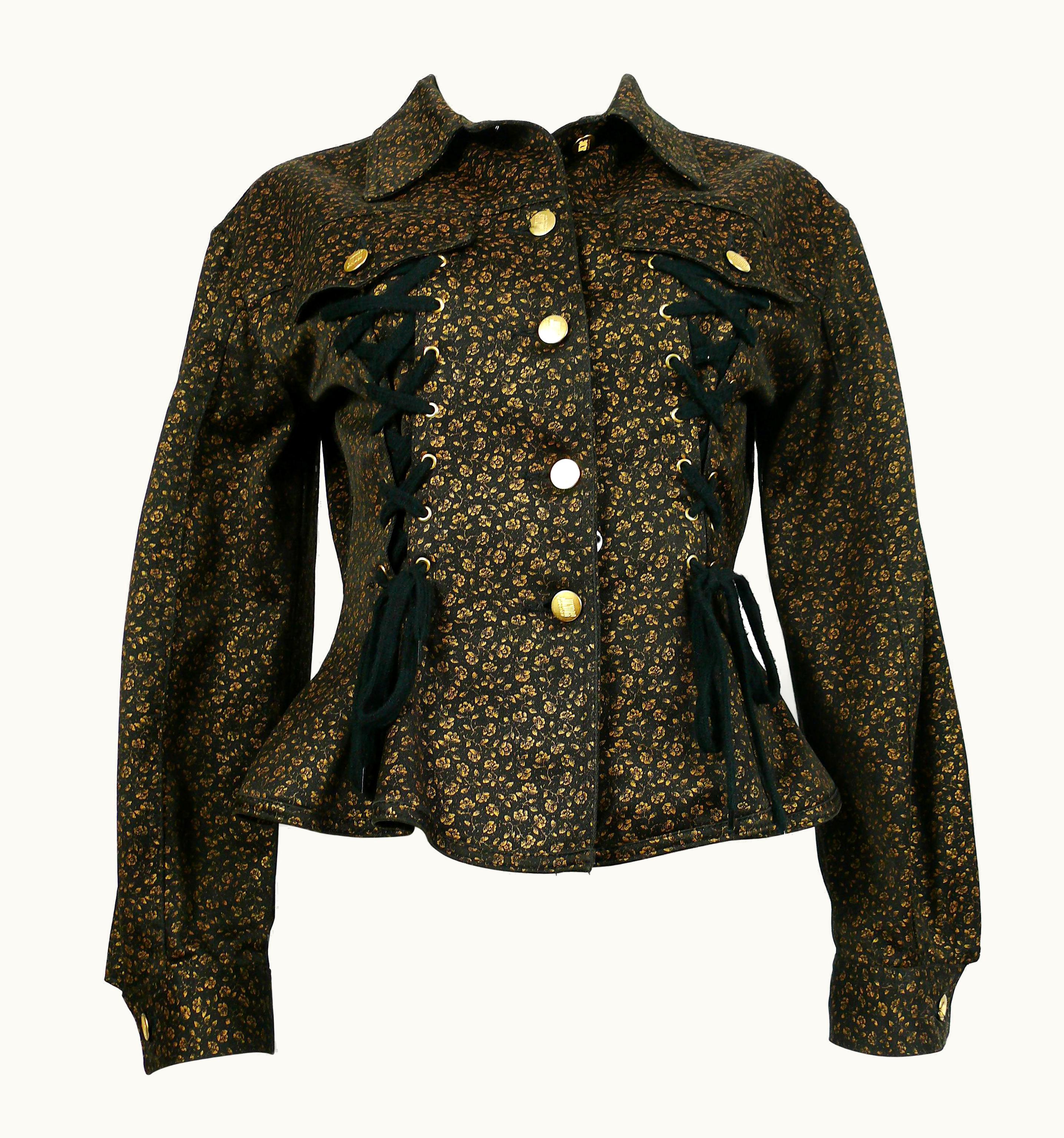 Jean-Paul Gaultier Jean Paul Gaultier Junior Vintage Iconic Corset Style Jacket