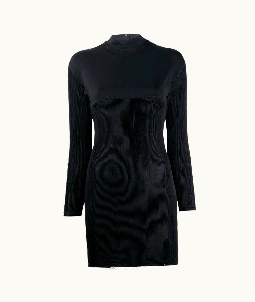 Jean-Paul Gaultier 90s Jean Paul Gaultier Vintage Black Top With Long Sleeves