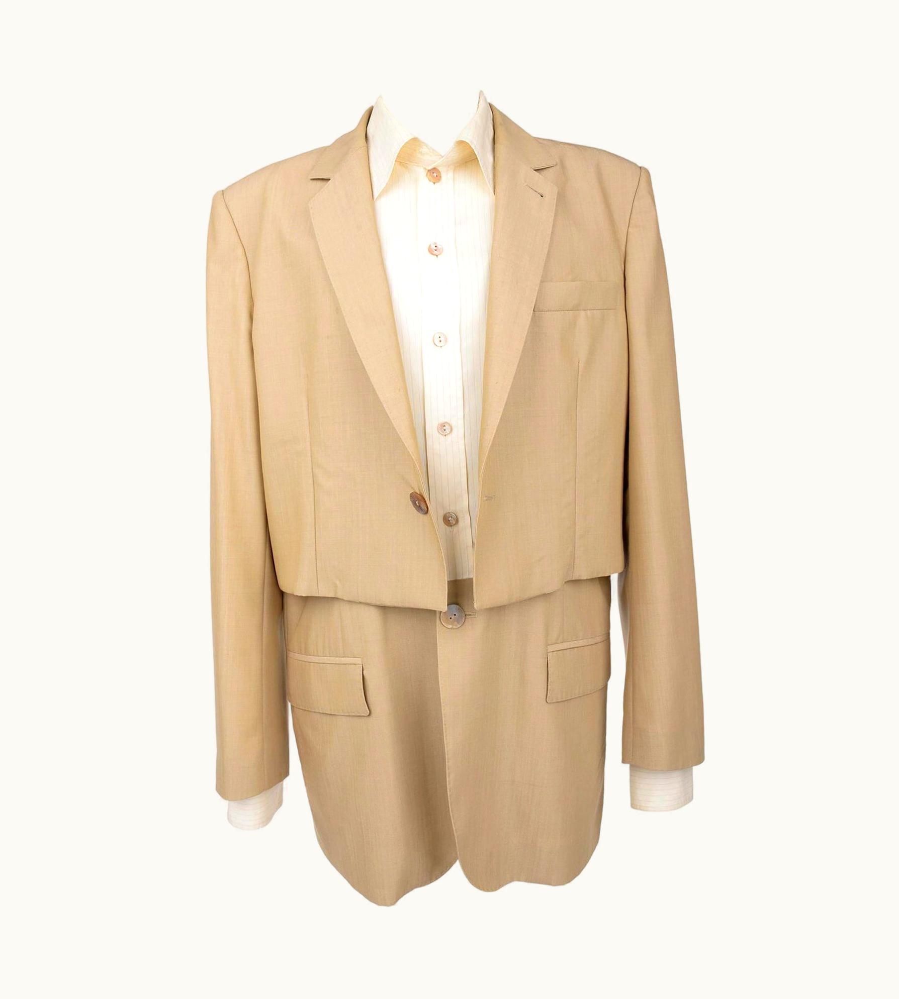 Jean-Paul Gaultier Jacket With Integrated Shirt Jean-Paul Gaultier Homme Circa 1995