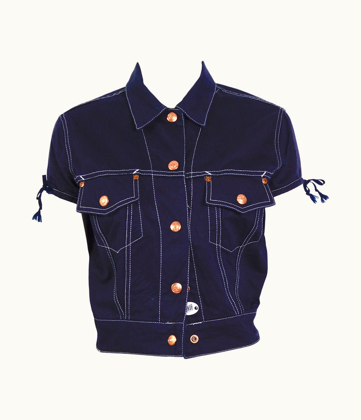 Jean-Paul Gaultier Jean Paul Gaultier Junior 1980s Vintage Jeans Short Sleeves Jacket