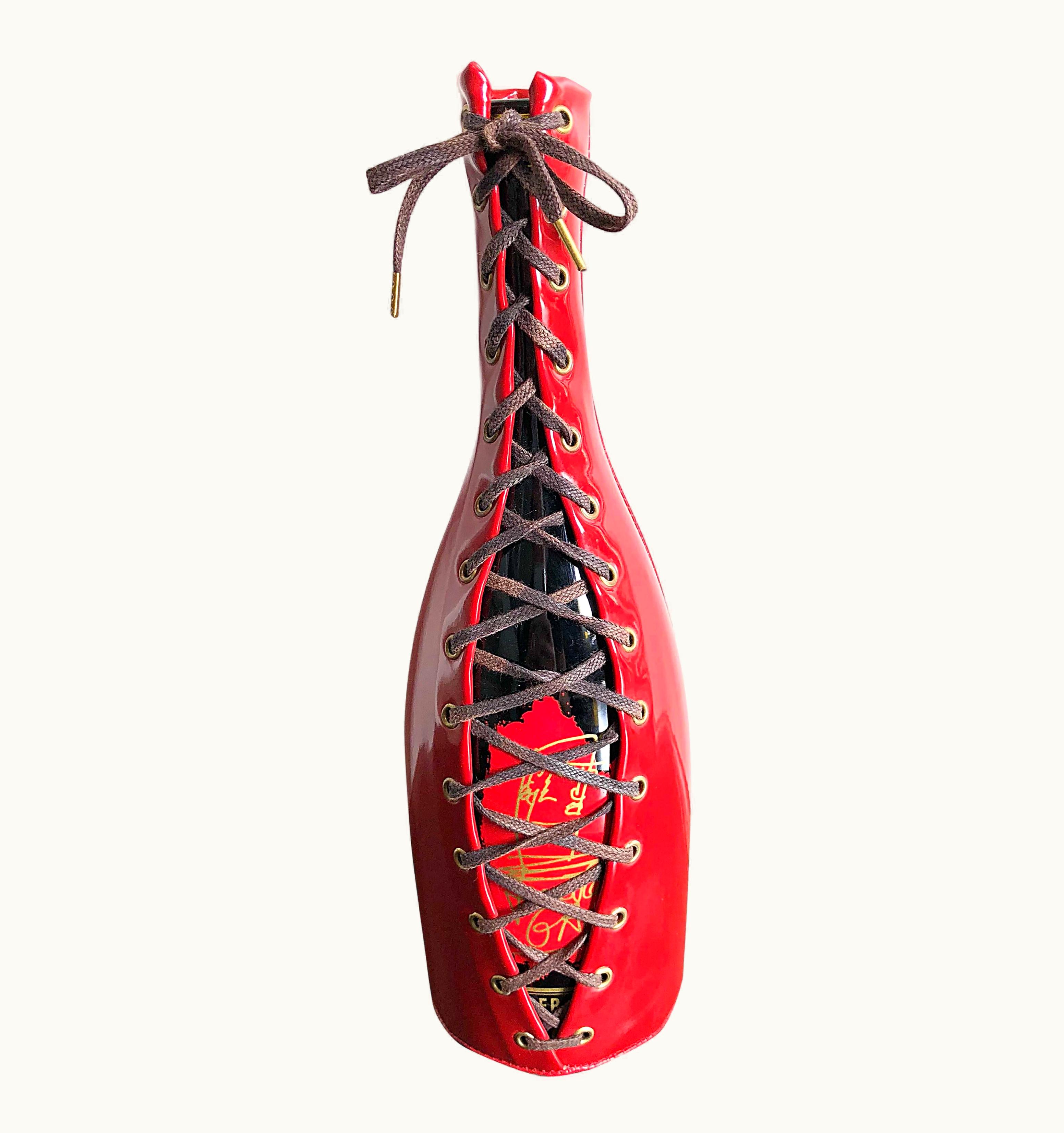 Jean-Paul Gaultier Jean Paul Gaultier For Piper Heidsieck Corset Champagne Bottle Holder 1990