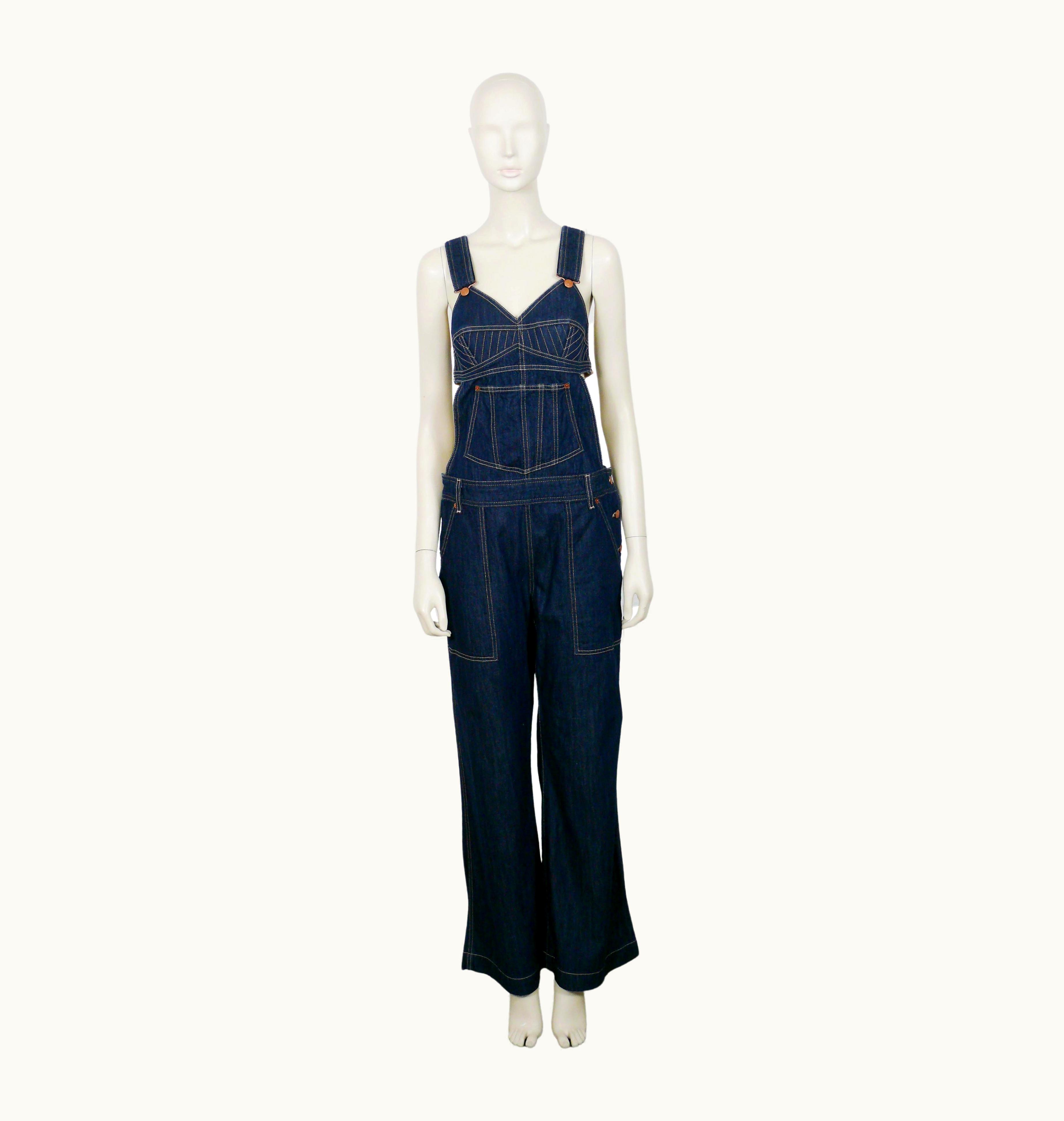 Jean-Paul Gaultier Jean Paul Gaultier Levi' Denim Jumpsuit, Spring/Summer Rtw 2010
