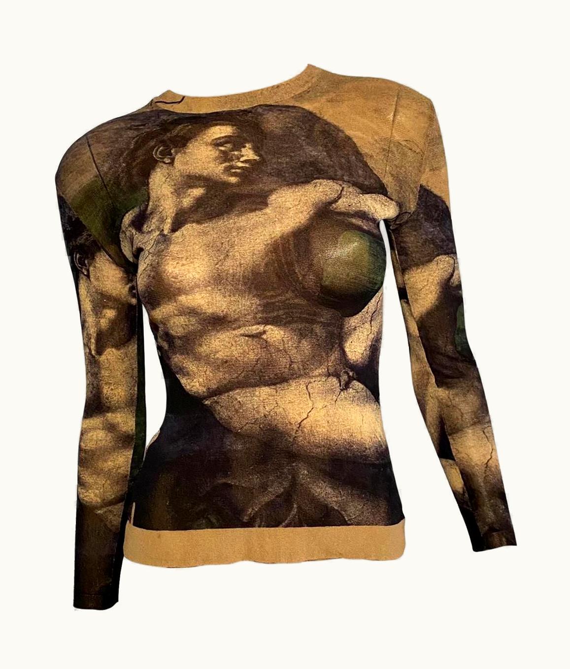 Jean-Paul Gaultier Jean Paul Gaultier S/S 1995 "The Creation Of Adam" Shirt