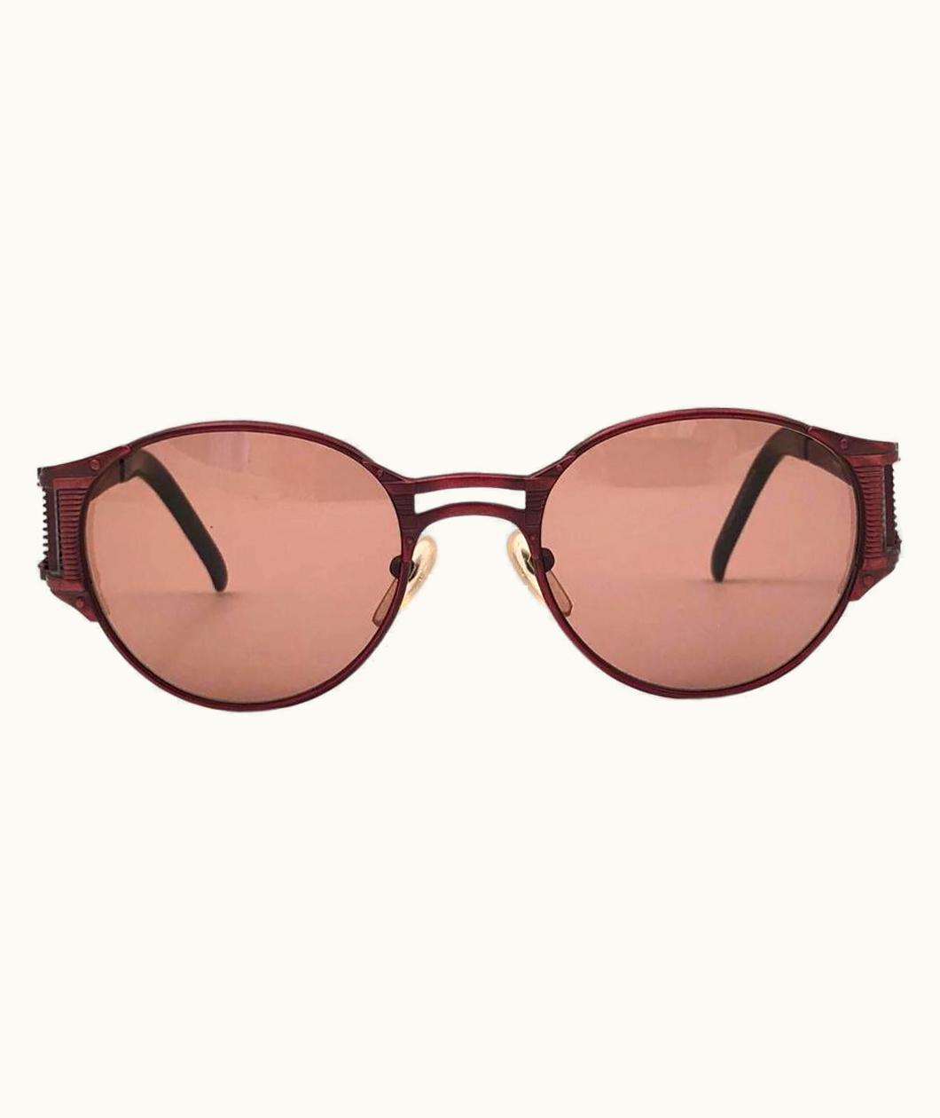 Jean-Paul Gaultier Vintage Jean Paul Gaultier 56 5105 Metallic Red Japan Sunglasses Japan