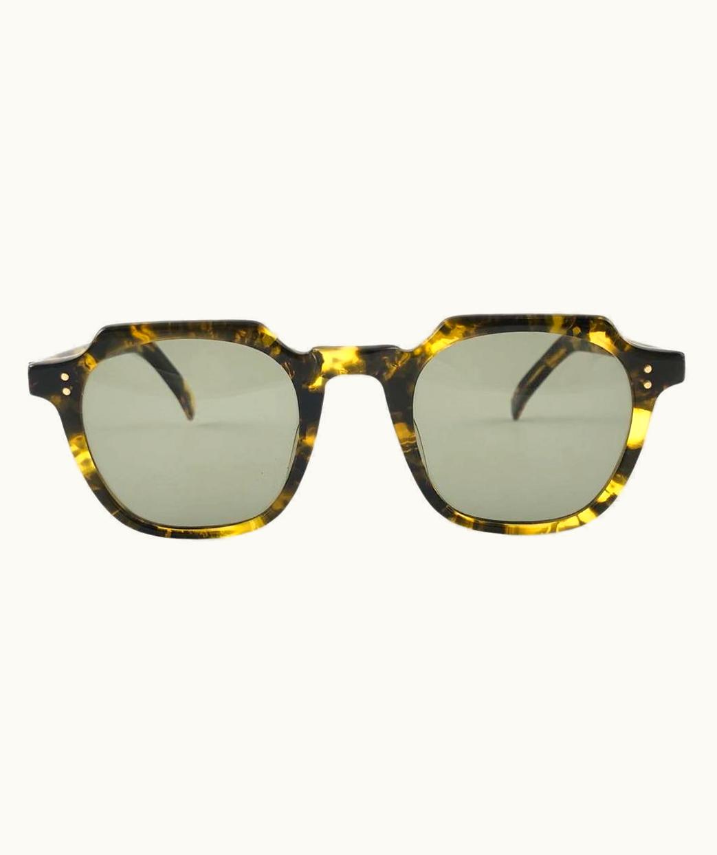 Jean-Paul Gaultier Jean Paul Gaultier 58 0071 Yellow Tortoise Sunglasses 1990' Japan UZ0596466