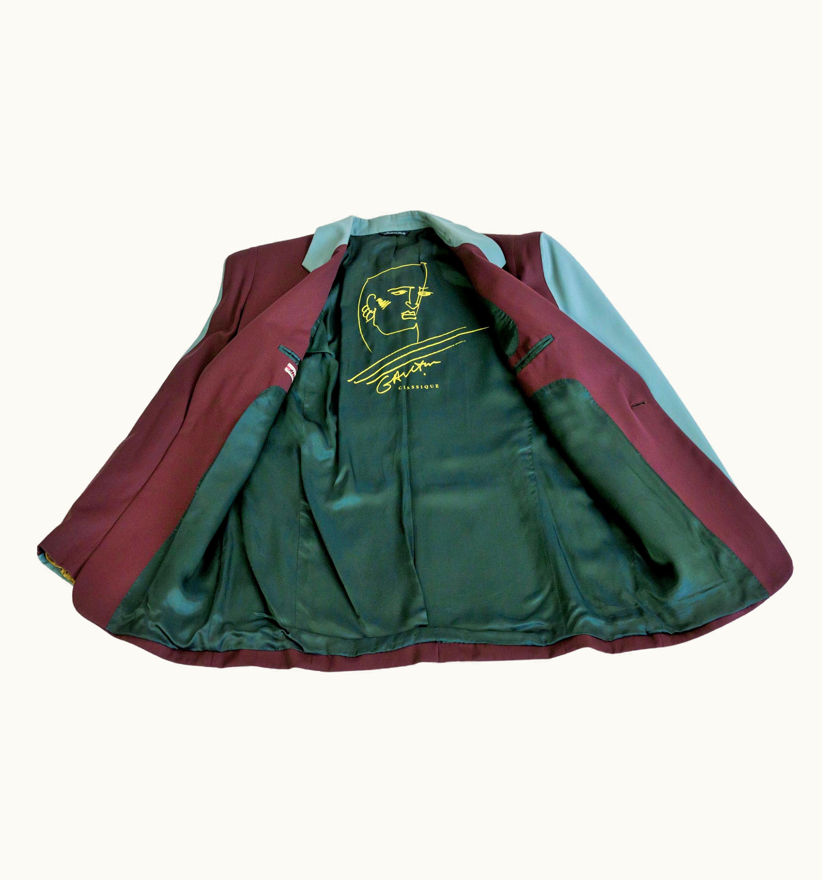 Jean-Paul Gaultier Jean-Paul Gaultier Jacket Model 1057 With Cocteau-type Effigy Circa 1995