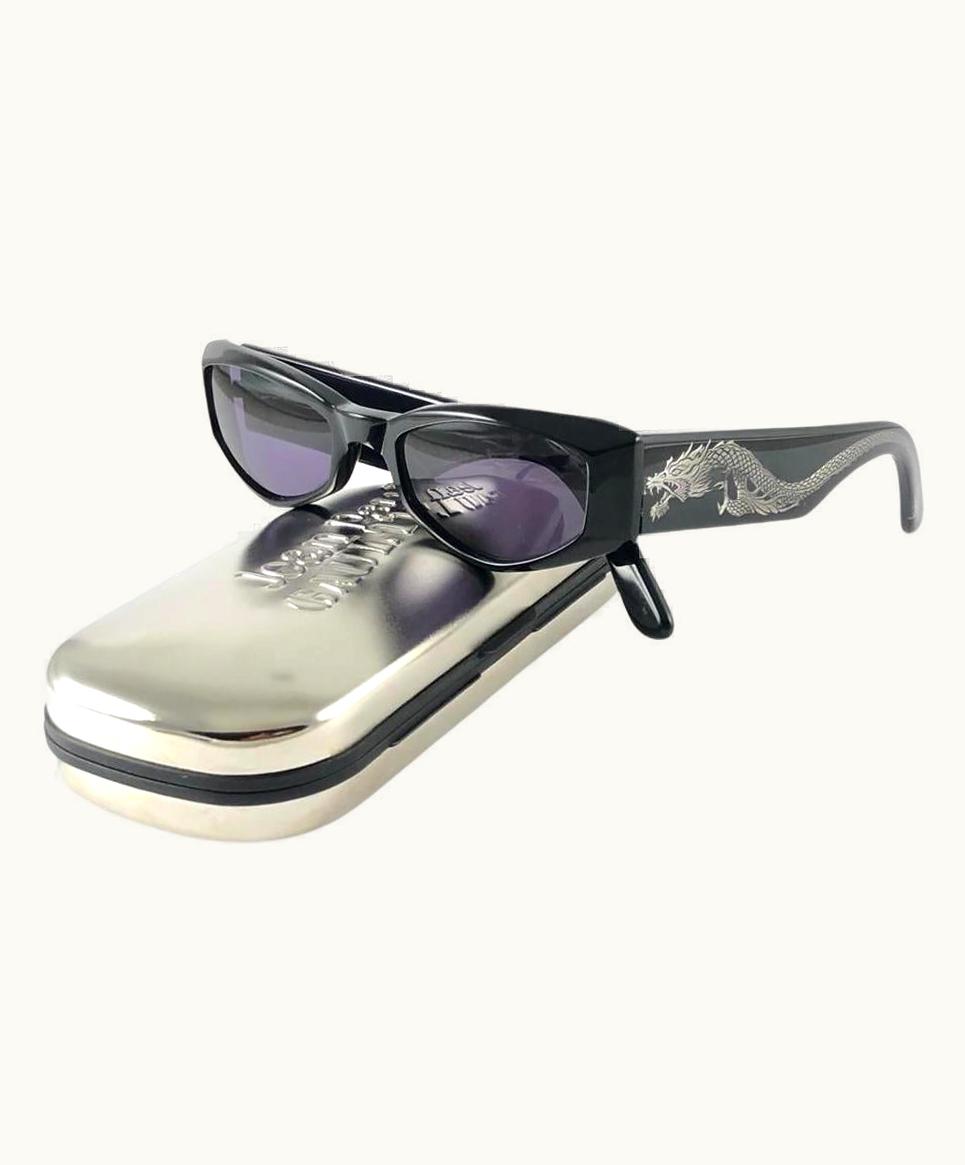 Jean-Paul Gaultier Jean Paul Gaultier 56 0009 Sleek Black Dragon 1990' Japan