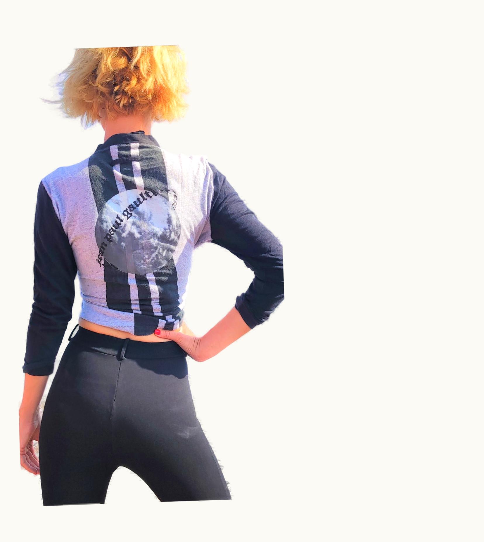 Jean-Paul Gaultier Jean Paul Gaultier Equator 1986 1987 Vintage Moon Earth T-shirt Top Cardigan