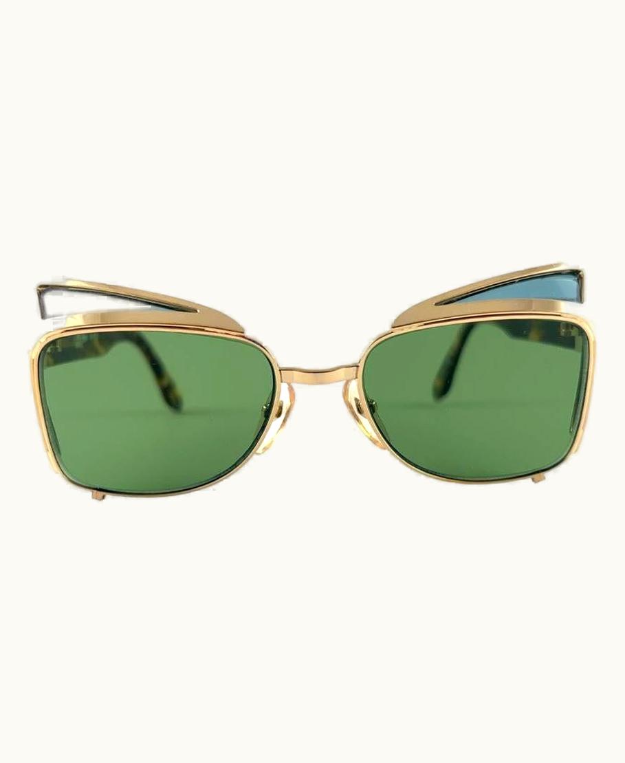 Jean-Paul Gaultier Vintage Jean Paul Gaultier 56 9272 Gold Collectors Item 1990' Japan Sunglasses