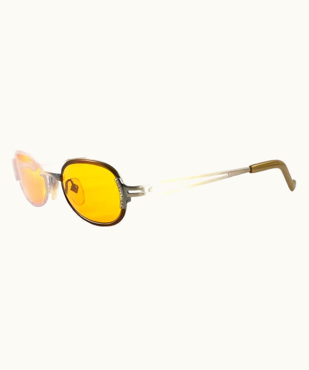 Jean-Paul Gaultier Jean Paul Gaultier 56 0004 Oval Copper Sunglasses 1990' Made In Japan