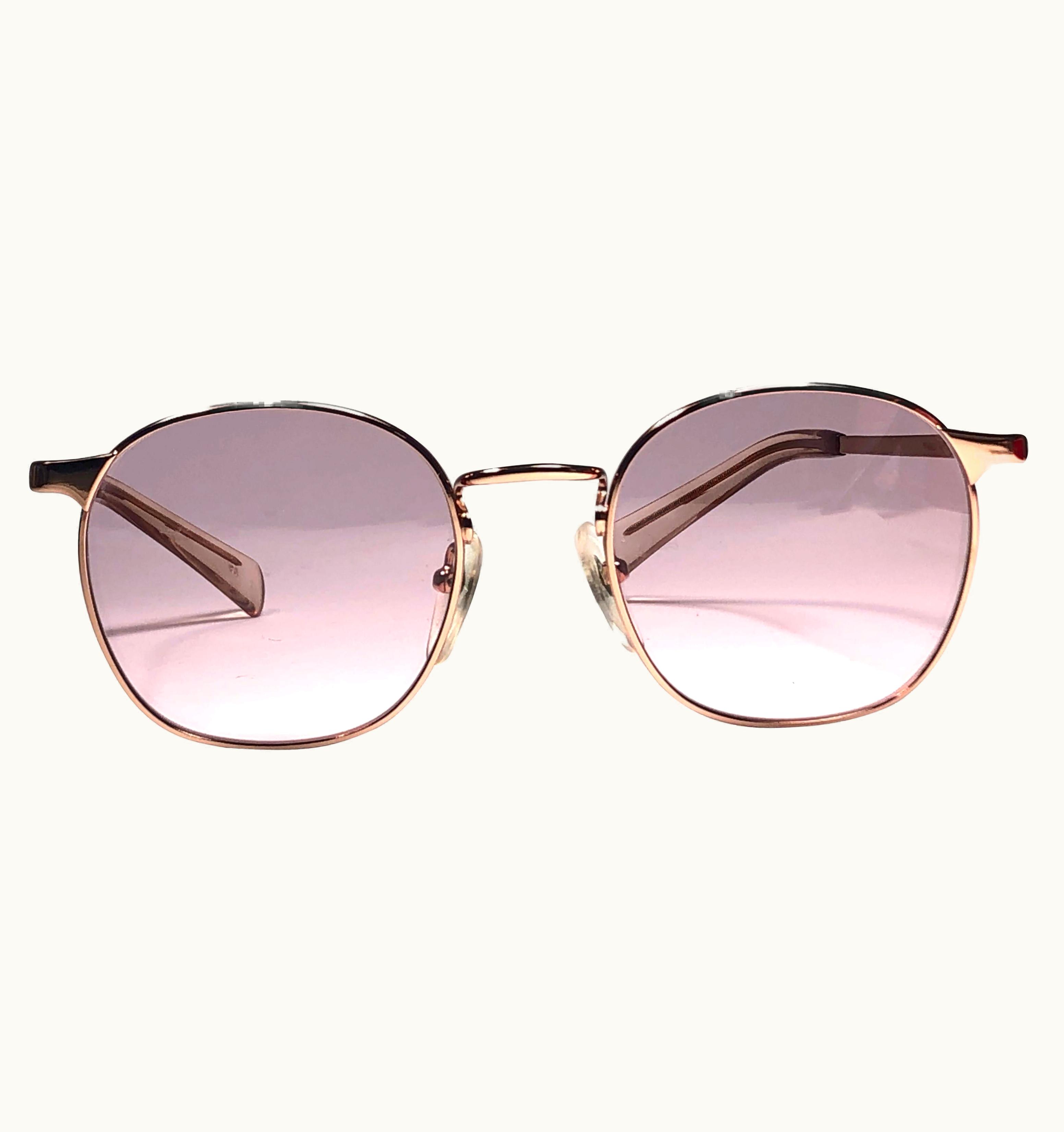 Jean-Paul Gaultier Jean Paul Gaultier Junior 57 0172 Rose Gold Sunglasses 1990 Made In Japan