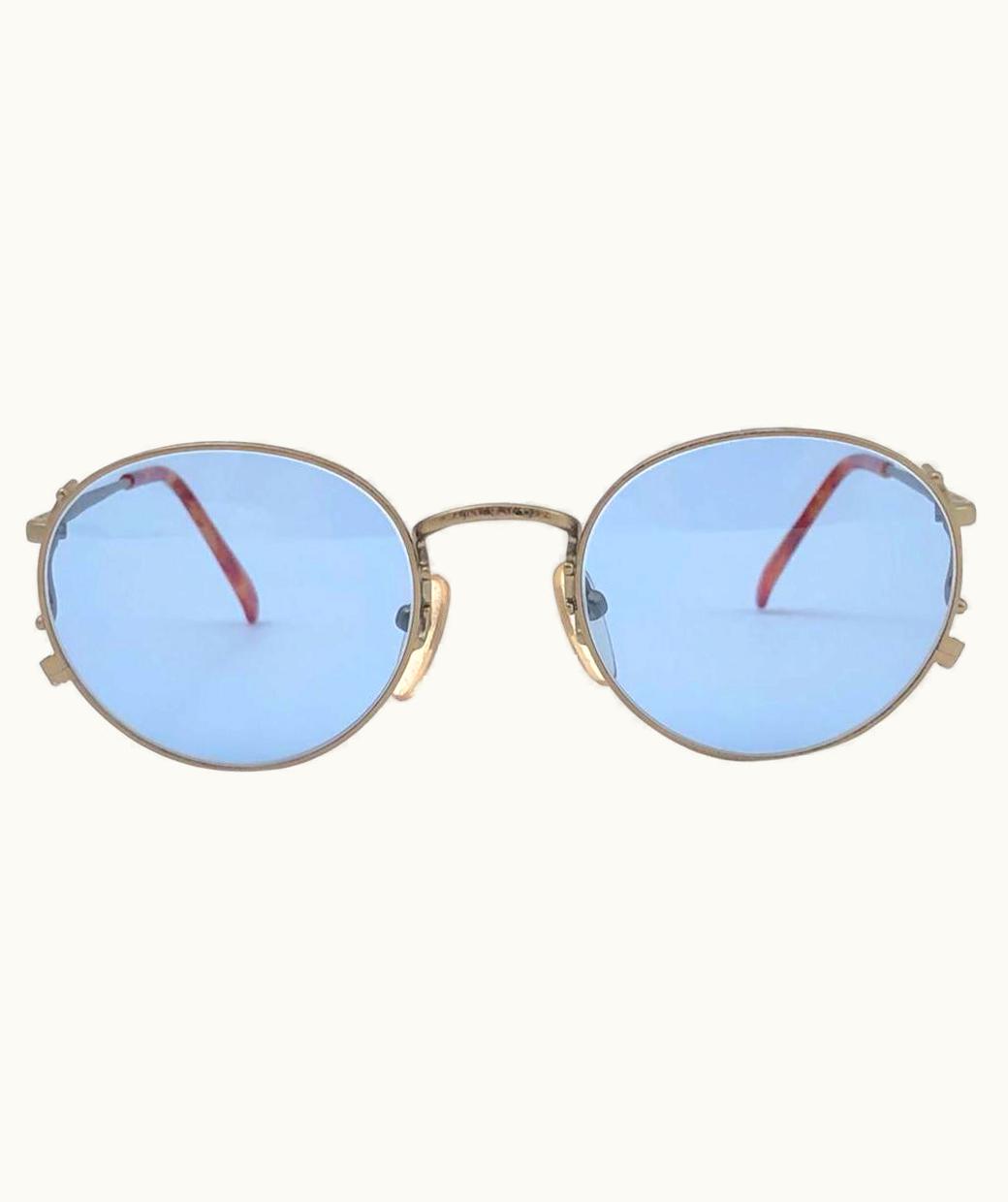 Jean-Paul Gaultier Jean Paul Gaultier 55 3178 Oval Matte Sunglasses 1990' Made In Japan