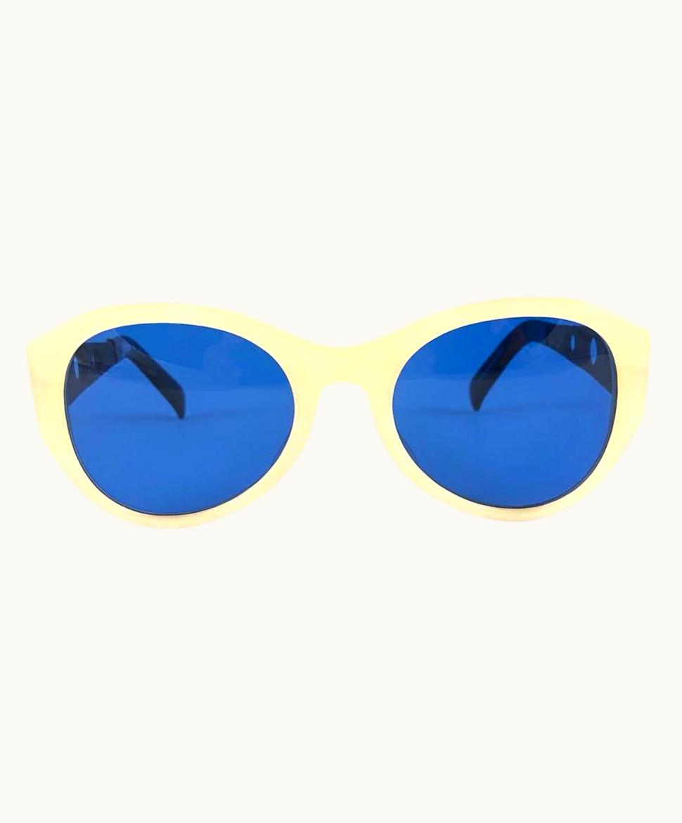 Jean-Paul Gaultier Jean Paul Gaultier 56 1272 Mother Of Pearl Oval Frame 90s Sunglasses Japan