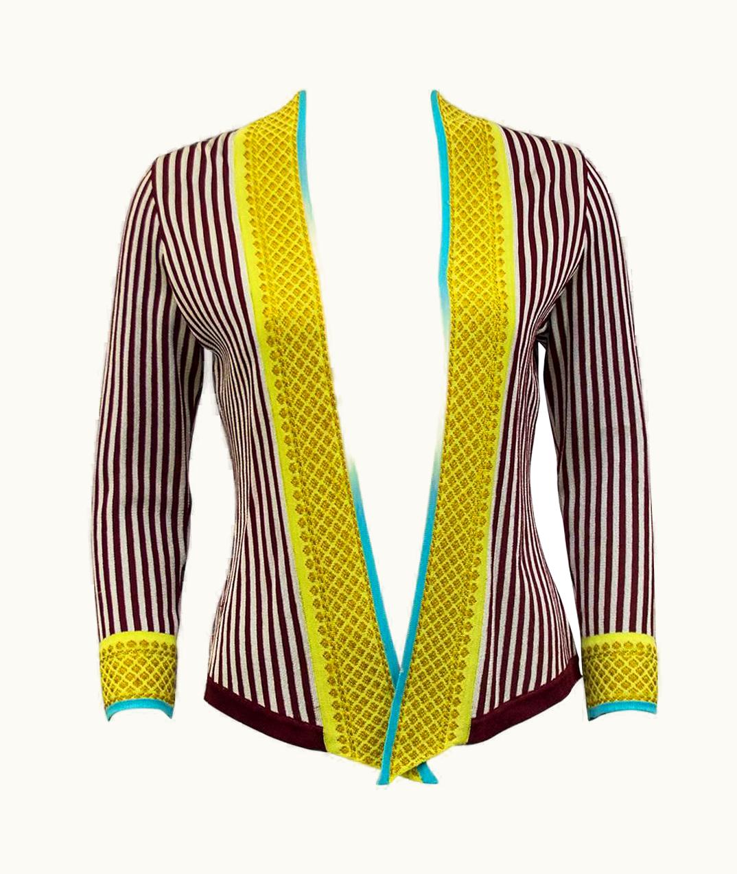 Jean-Paul Gaultier Early 2000s Jean Paul Gaultier Short Open Cardigan