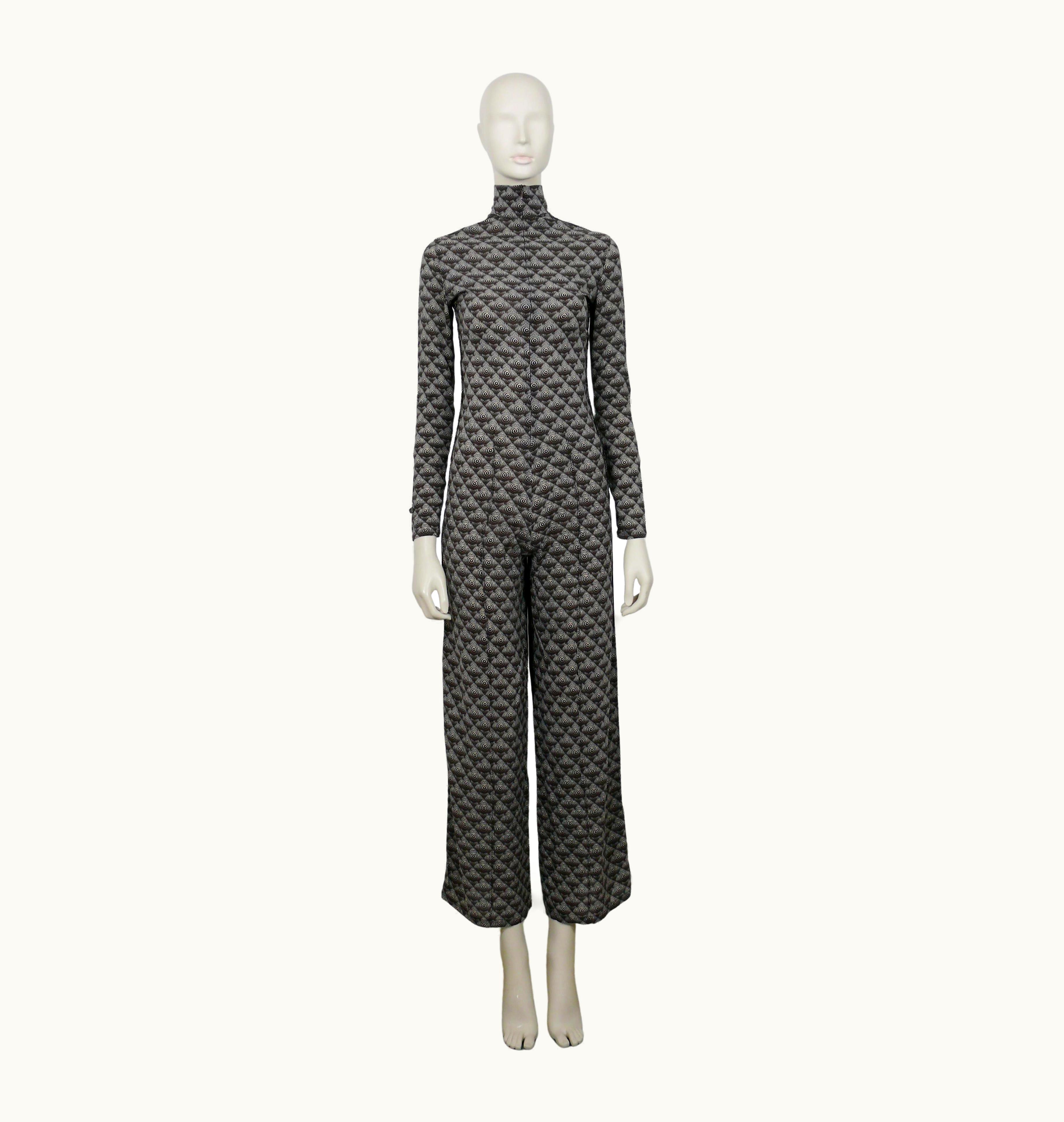 Jean-Paul Gaultier Jean Paul Gaultier Vintage Op Art Long Sleeve Jumpsuit Us