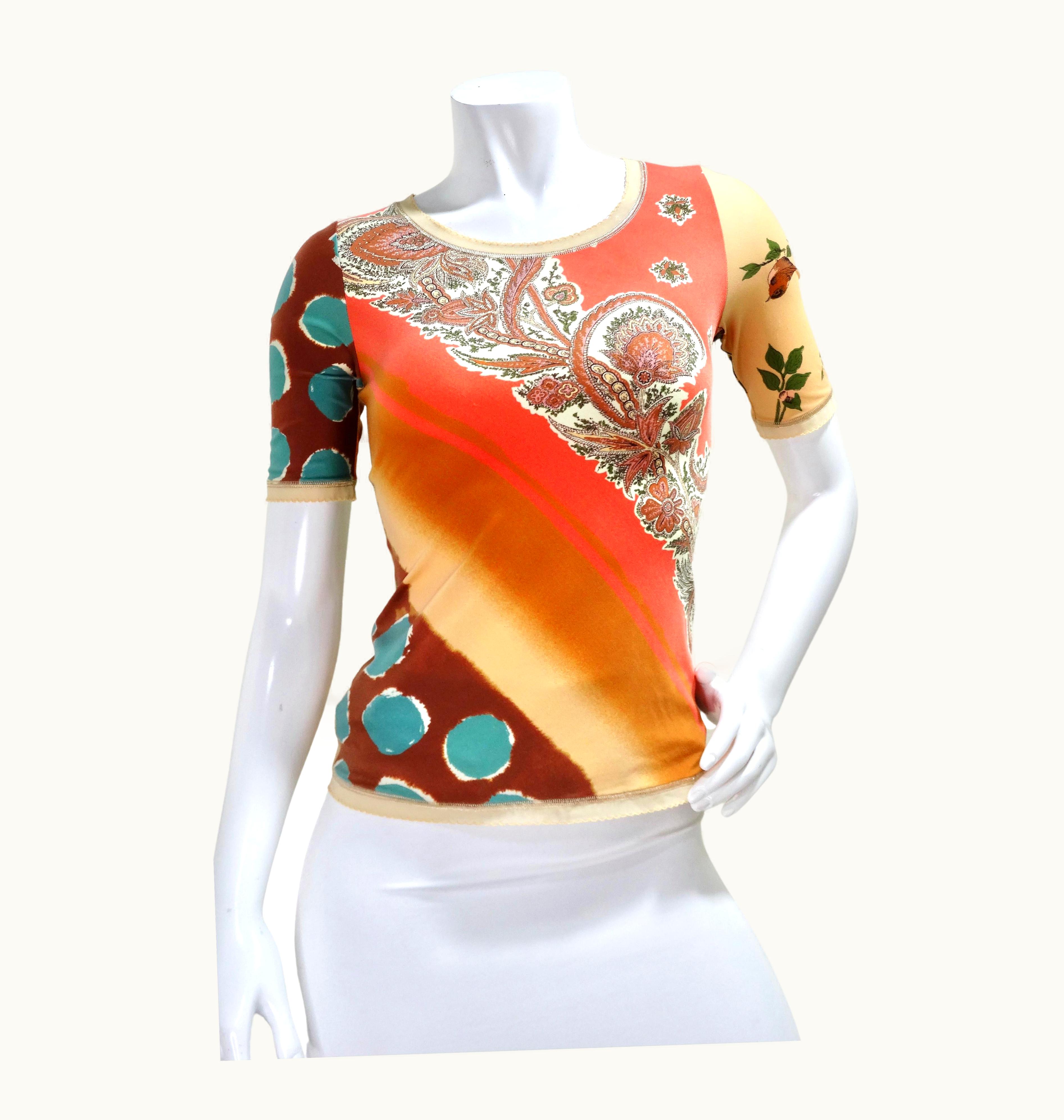 Jean-Paul Gaultier Jean Paul Gaultier Vintage Print Top