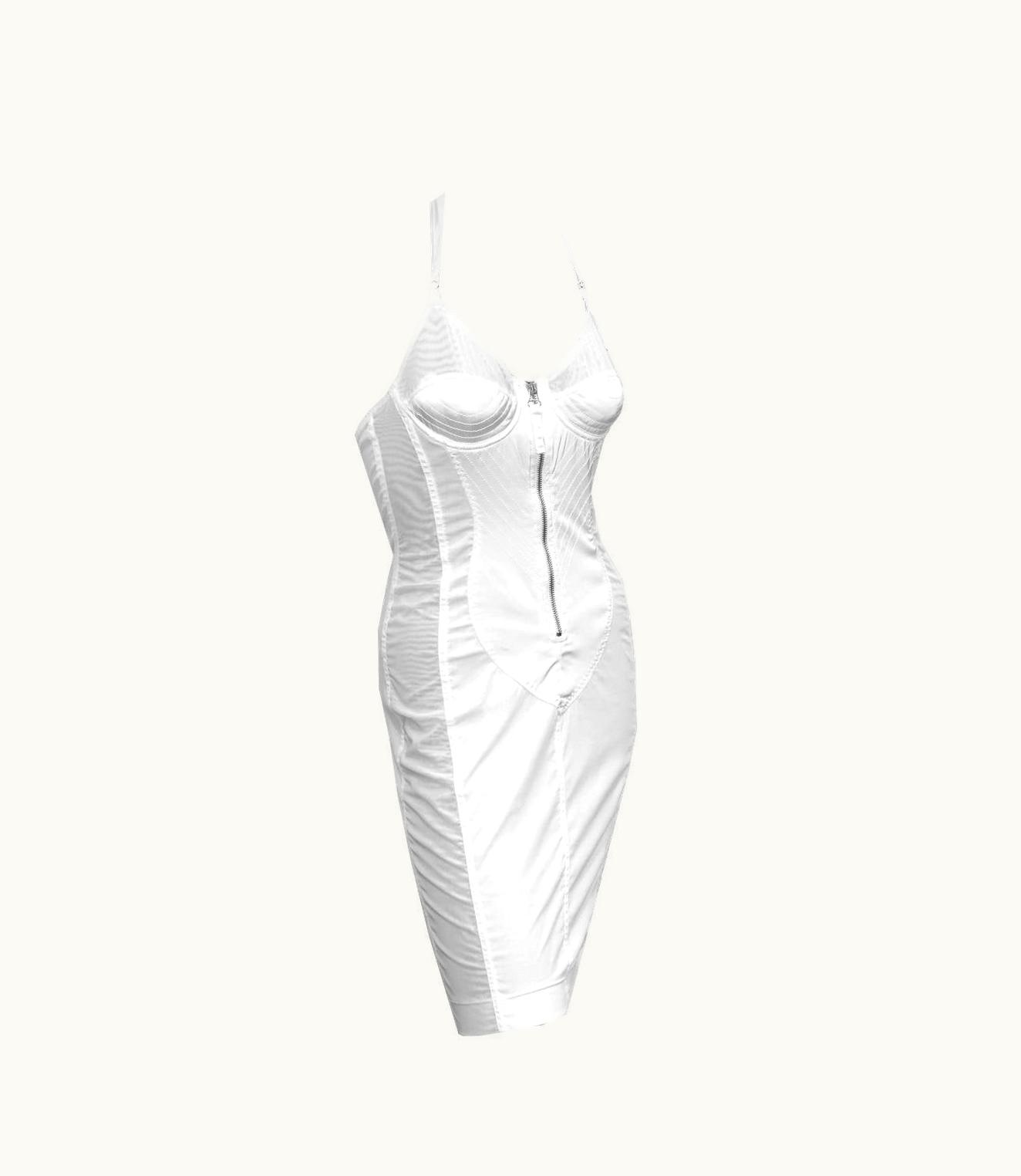 Jean-Paul Gaultier Important Jean Paul Gaultier Cone-Bra Corset Madonna Dress C 1987