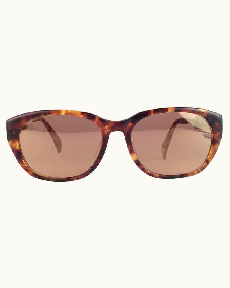 Jean-Paul Gaultier Jean Paul Gaultier Junior 55 1071 Tortoise & Metal Frame Mirror 1990' Japan