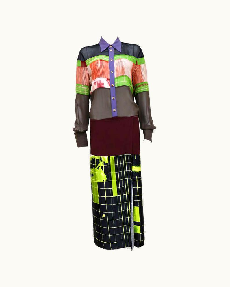 Jean-Paul Gaultier Jean Paul Gaultier Oversized Shirt Dress, C 1996