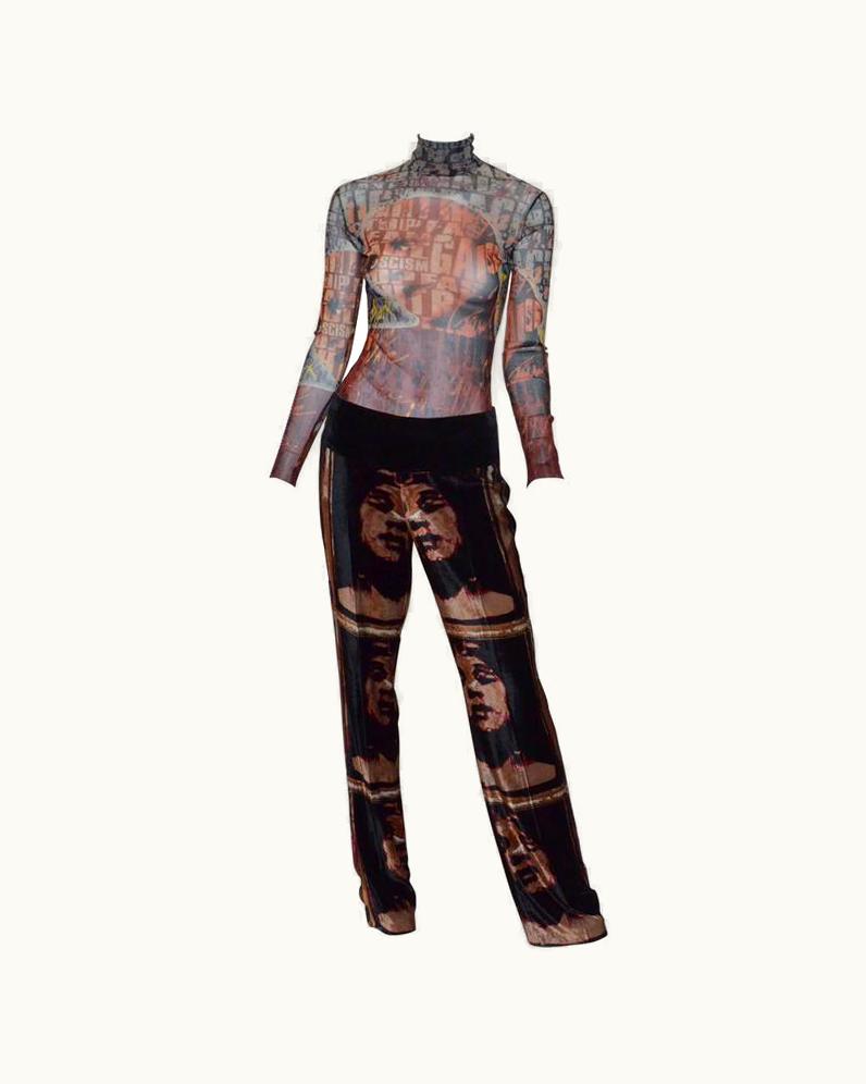 Jean-Paul Gaultier Jean Paul Gaultier Autumn 1997 Print Top & Pants