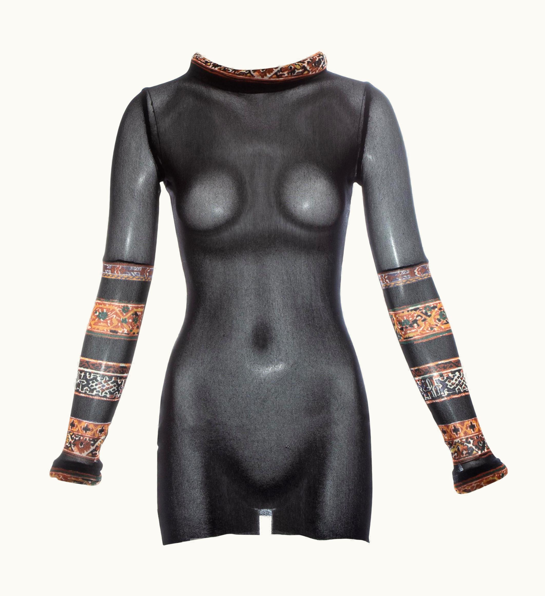 Jean-Paul Gaultier Jean Paul Gaultier Black Mesh Sweater, AW 1999