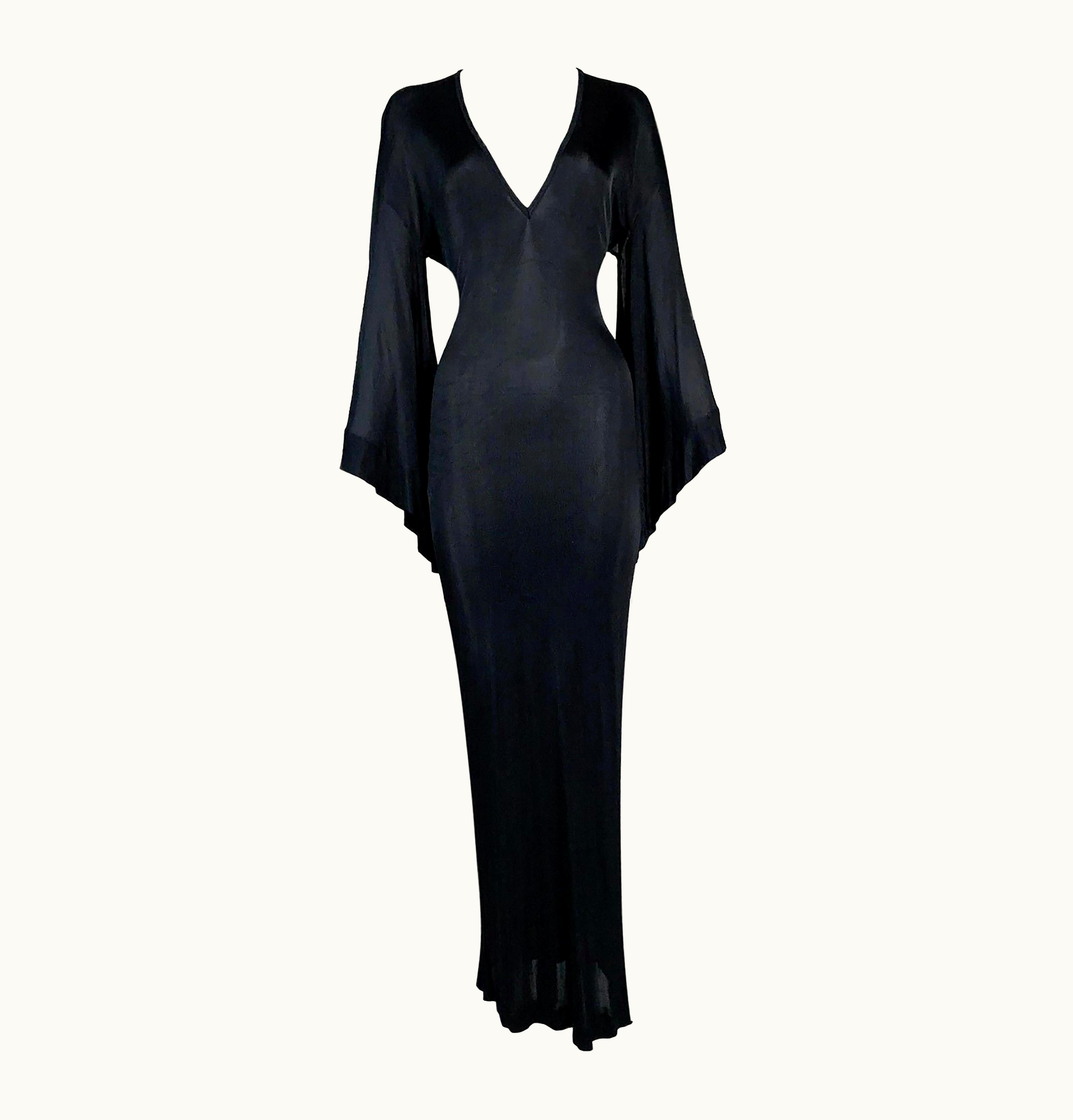 Jean-Paul Gaultier 2000' Jean Paul Gaultier Elvira Kimono Long Dress