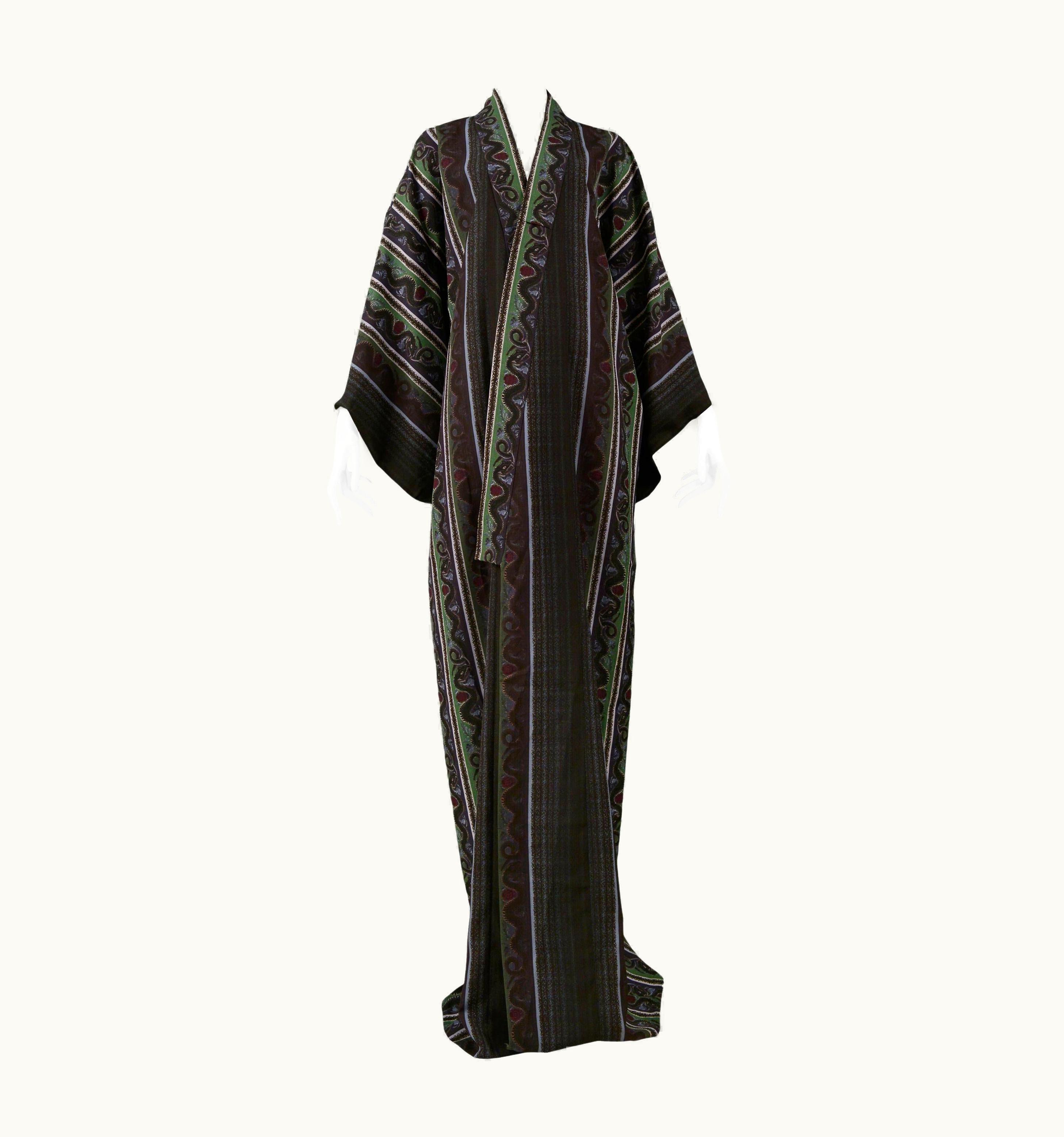 Jean-Paul Gaultier Jean Paul Gaultier Forest & Serpent Kimono Robe 2002