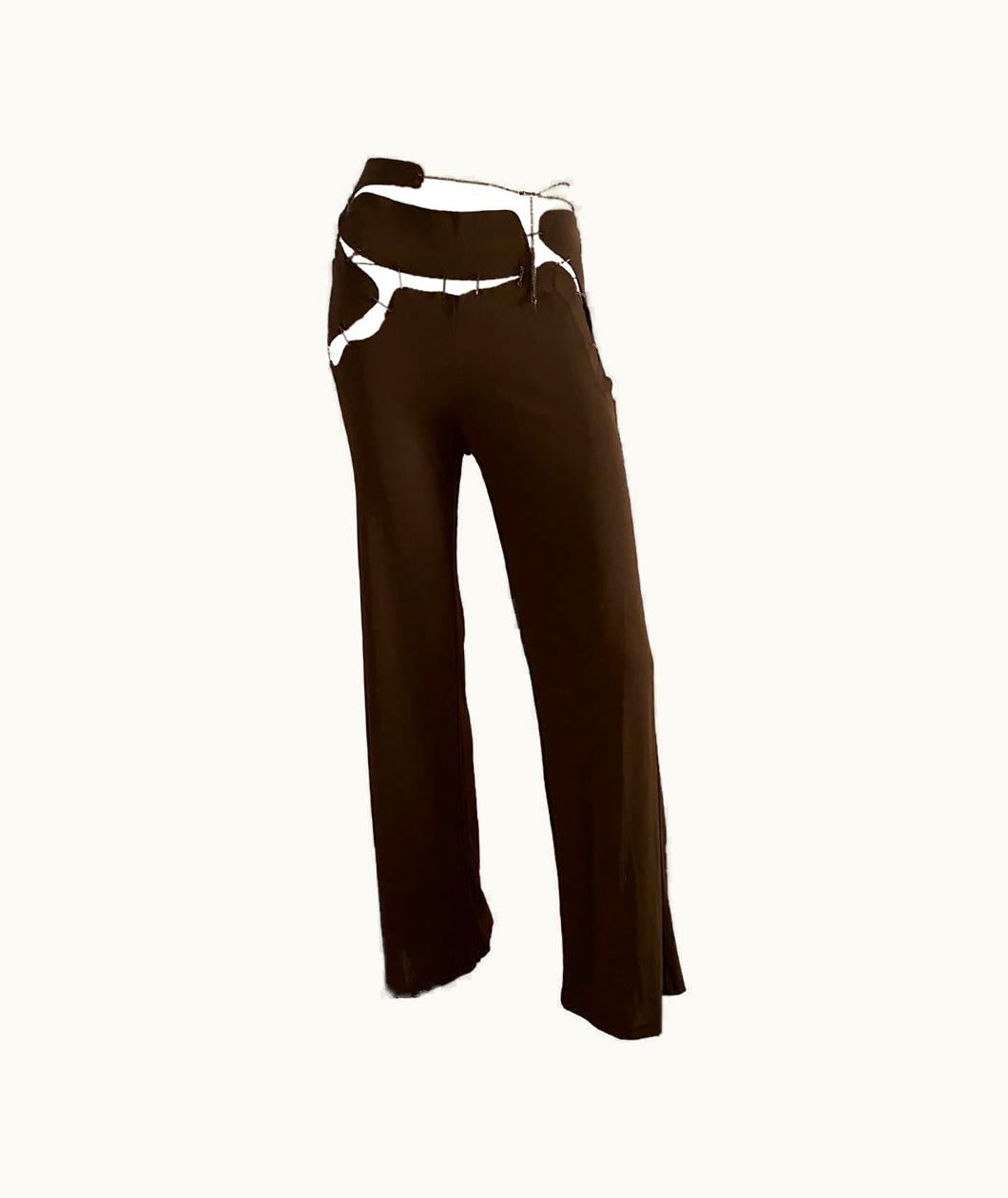 Jean-Paul Gaultier Jean Paul Gaultier AW 2003 Runway Deconstructed Patchwork Trousers