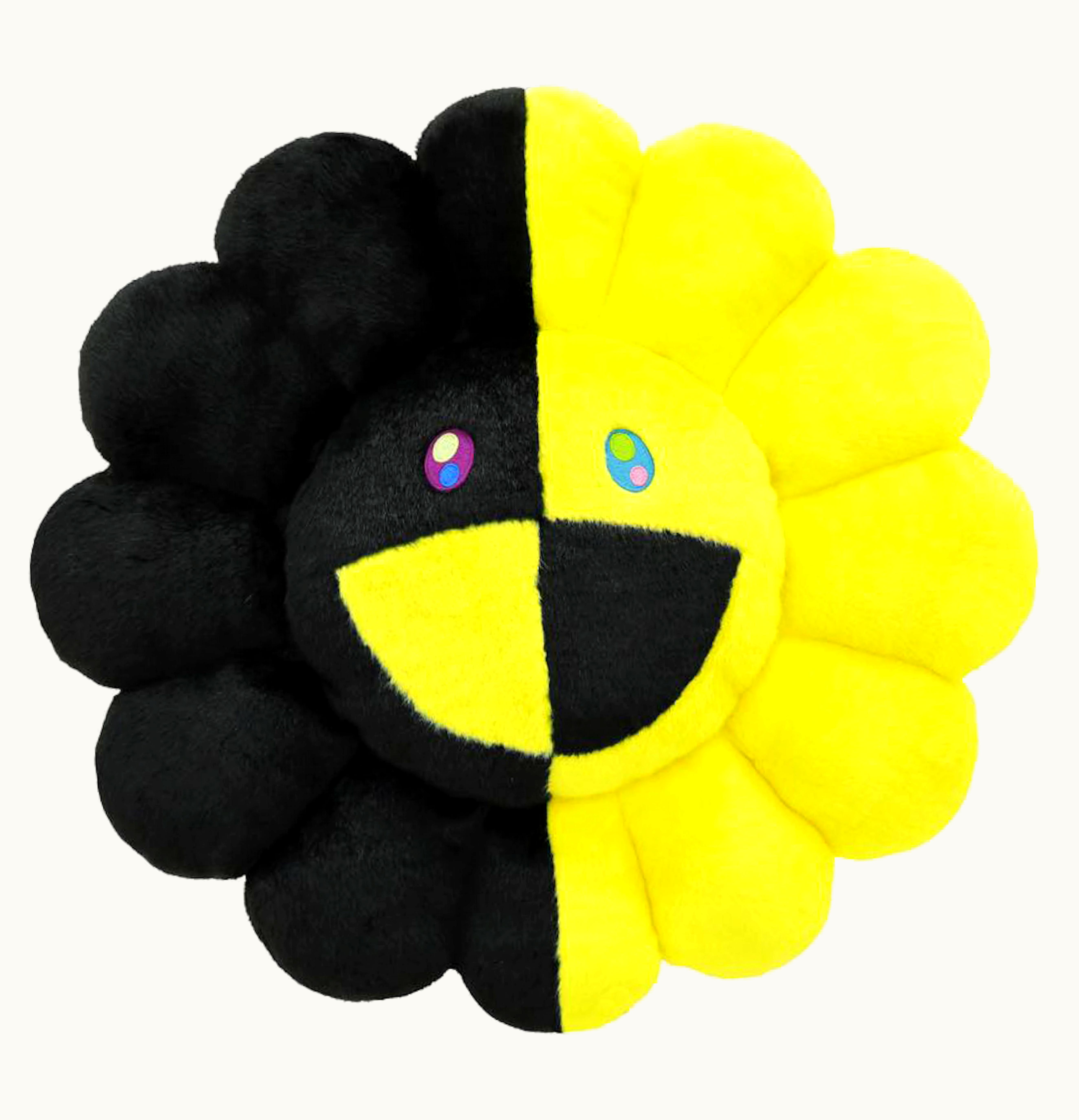 Takashi Murakami Takashi Murakami x HIKARU Collaboration Flower Plush 60CM Black Yellow