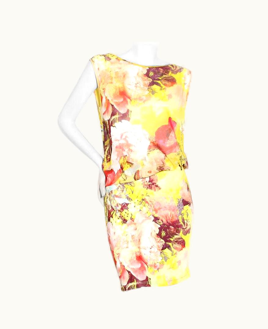 Jean-Paul Gaultier Jean Paul Gaultier S/S 2006 Floral Dress