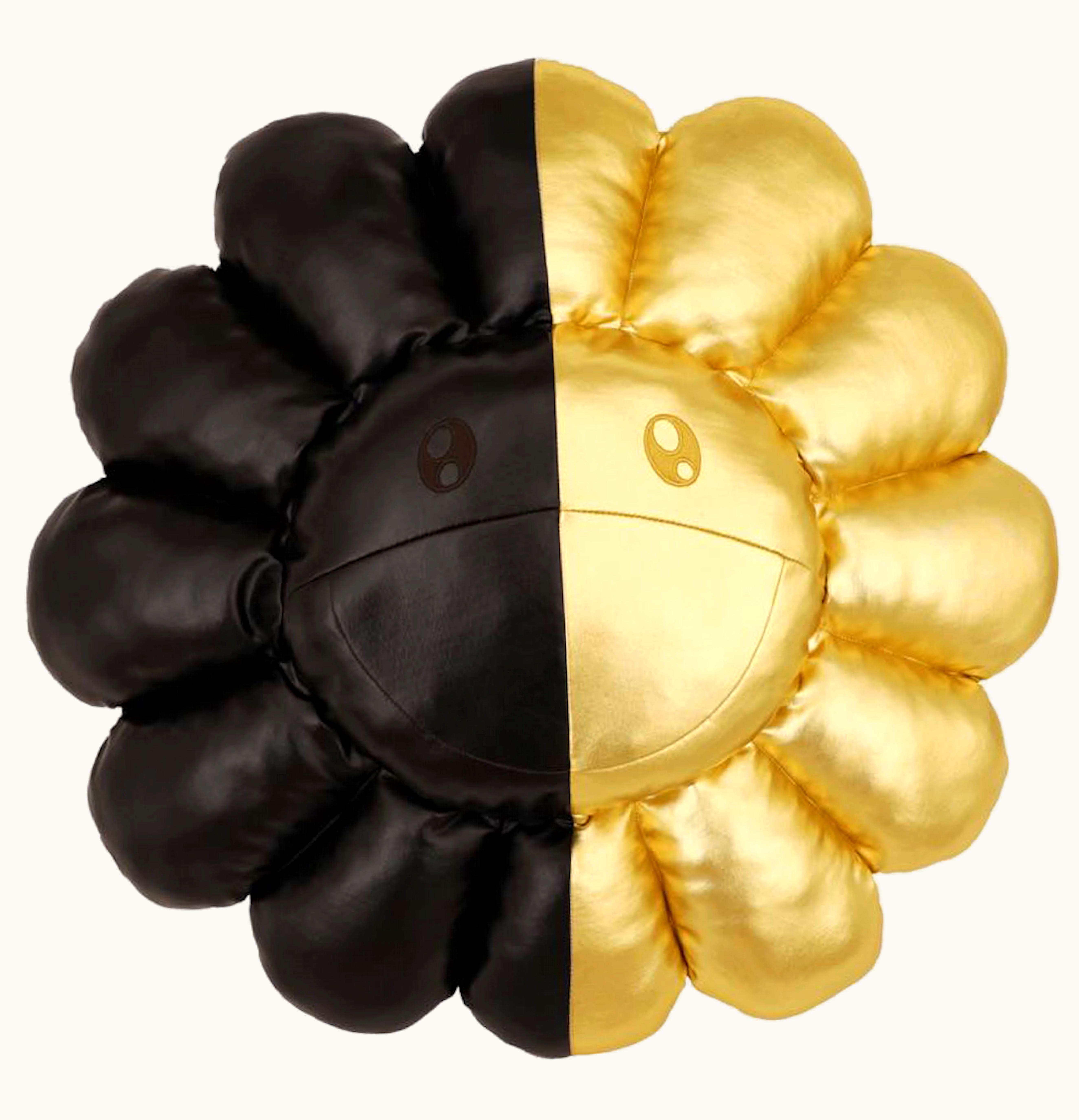 Takashi Murakami Takashi Murakami x HIKARU Collaboration Flower Plush 60CM Black Gold