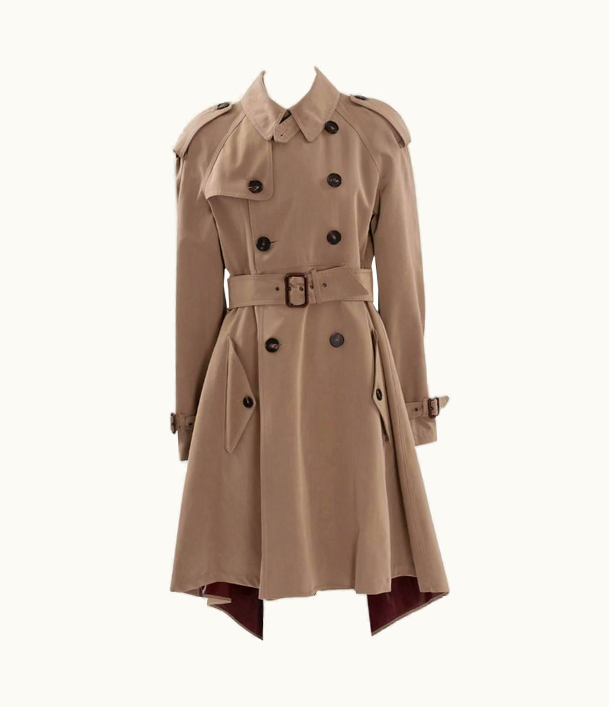 Jean-Paul Gaultier Unworn Jean Paul Gaultier Runway Gabardine Trench Coat, Fall-Winter 2008