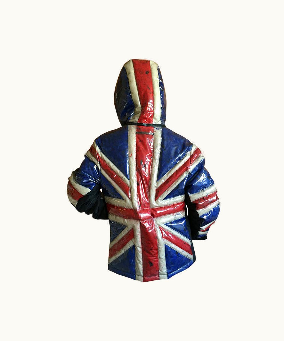 Jean-Paul Gaultier Jean Paul Gaultier Union Jack Puffer Coat Nwt