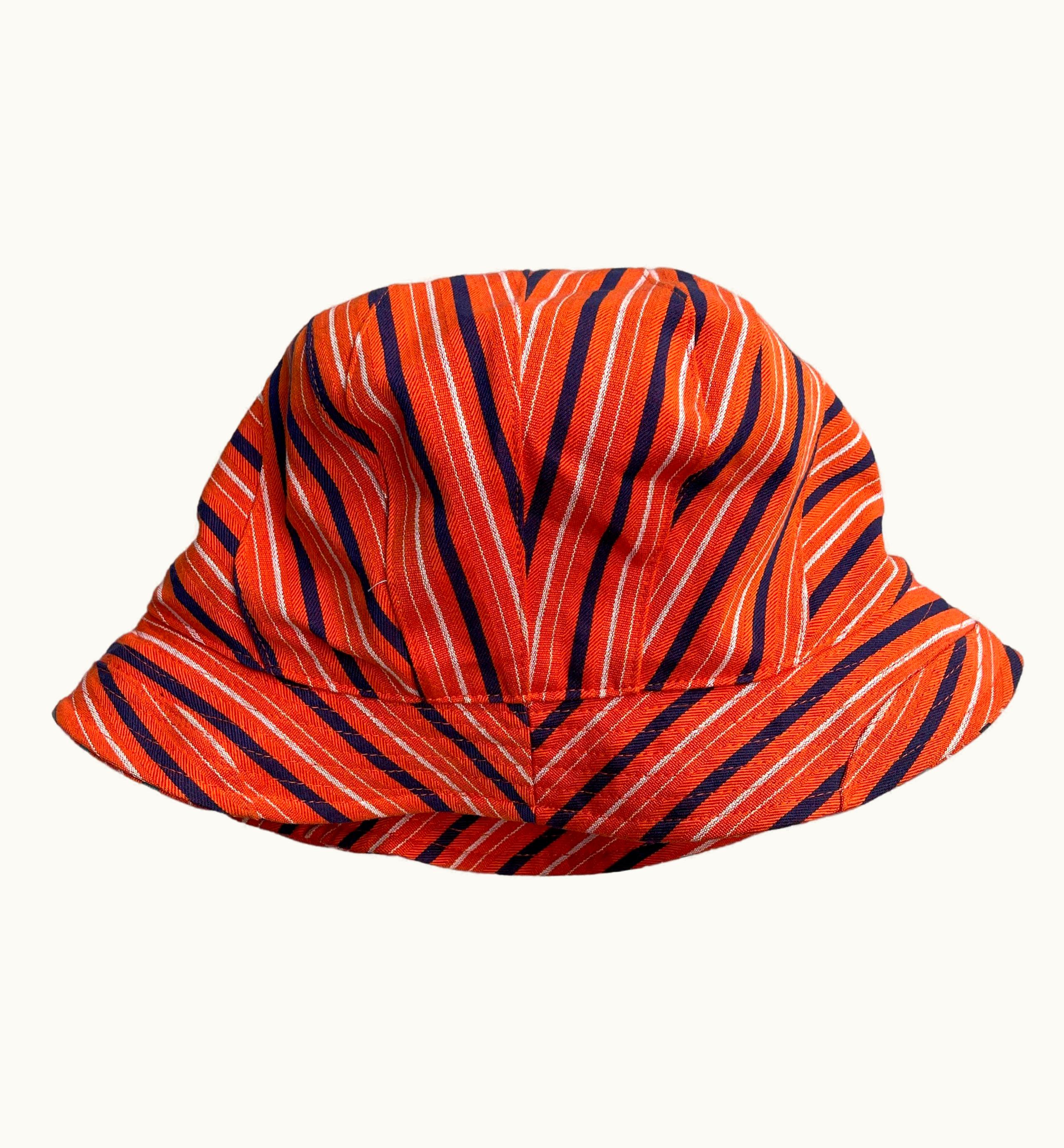 Issey Miyake Issey Miyake Striped Bucket Hat, Spring Summer 2014