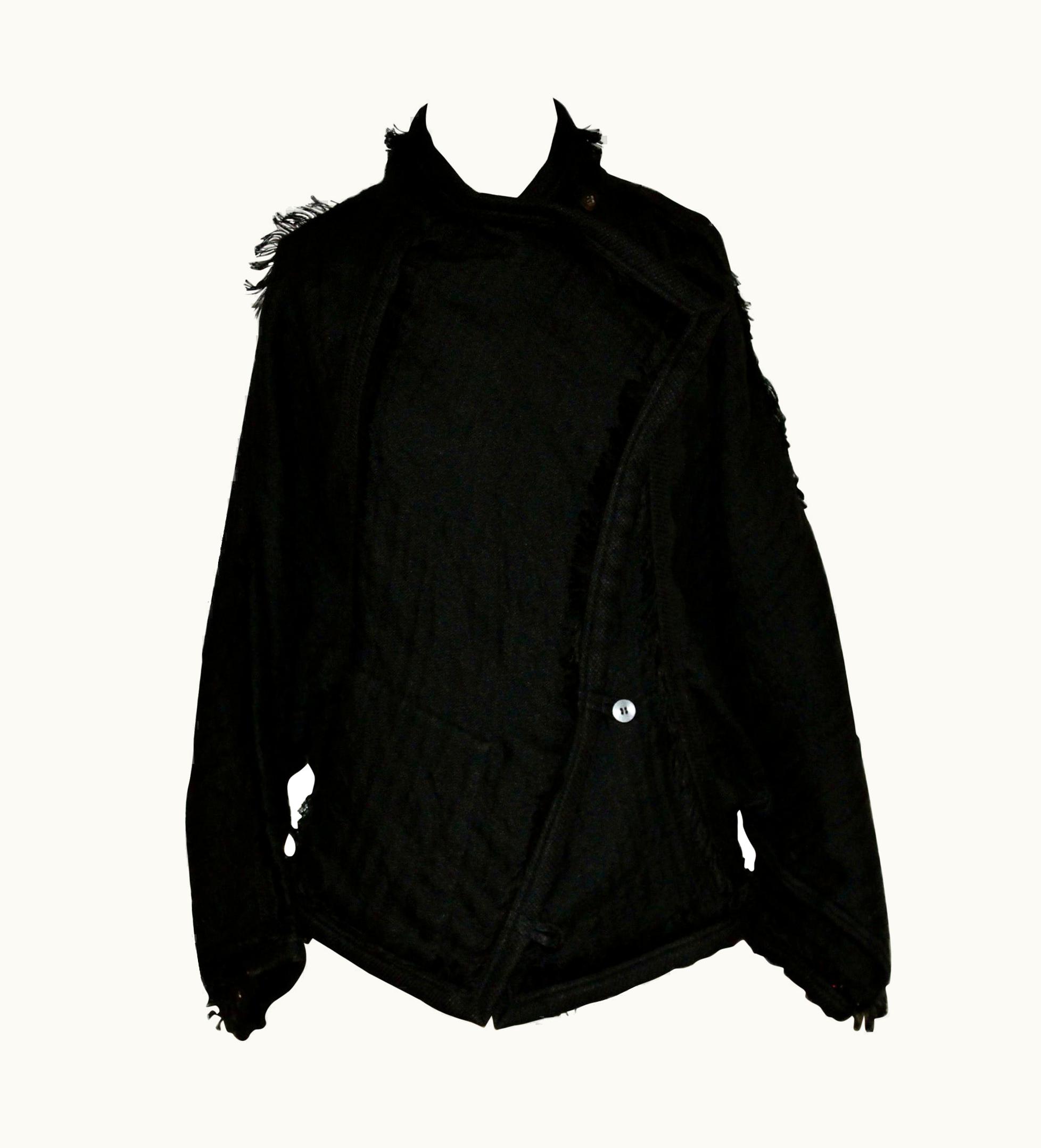 Issey Miyake Issey Miyake Black Jacket & Bolero Pants Early 80'