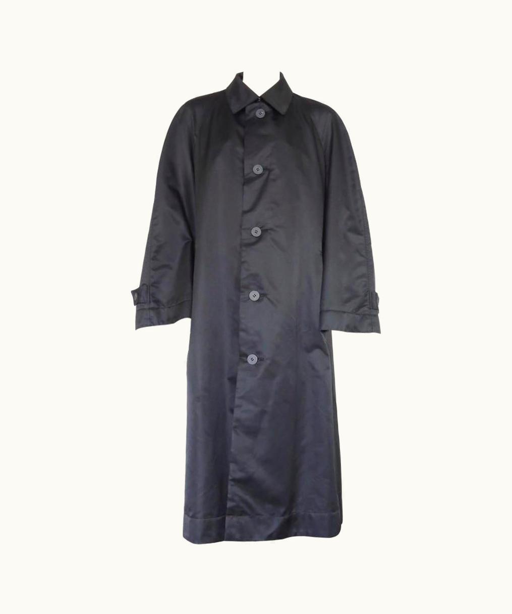 Issey Miyake Vintage Issey Miyake Men Black Oversize Windcoat