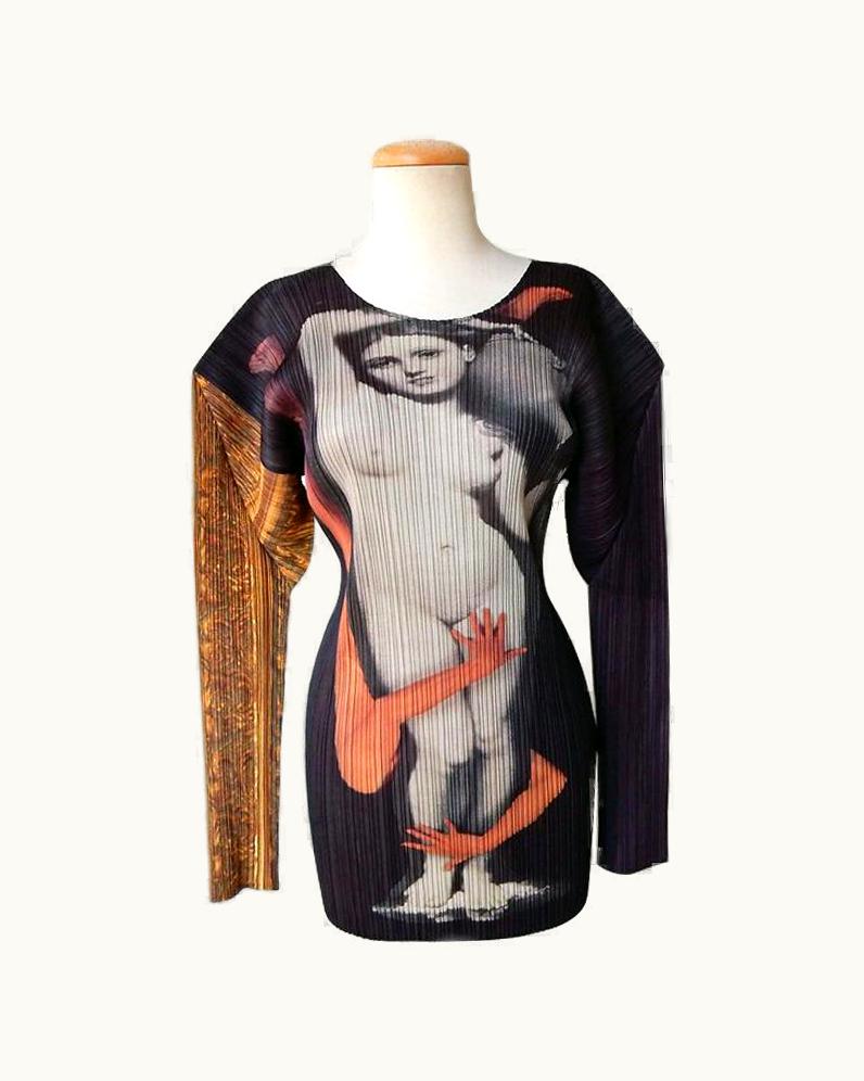 Issey Miyake Issey Miyake Pleats Please Artists Series No. 1 Yasumasa Morimura Tunic