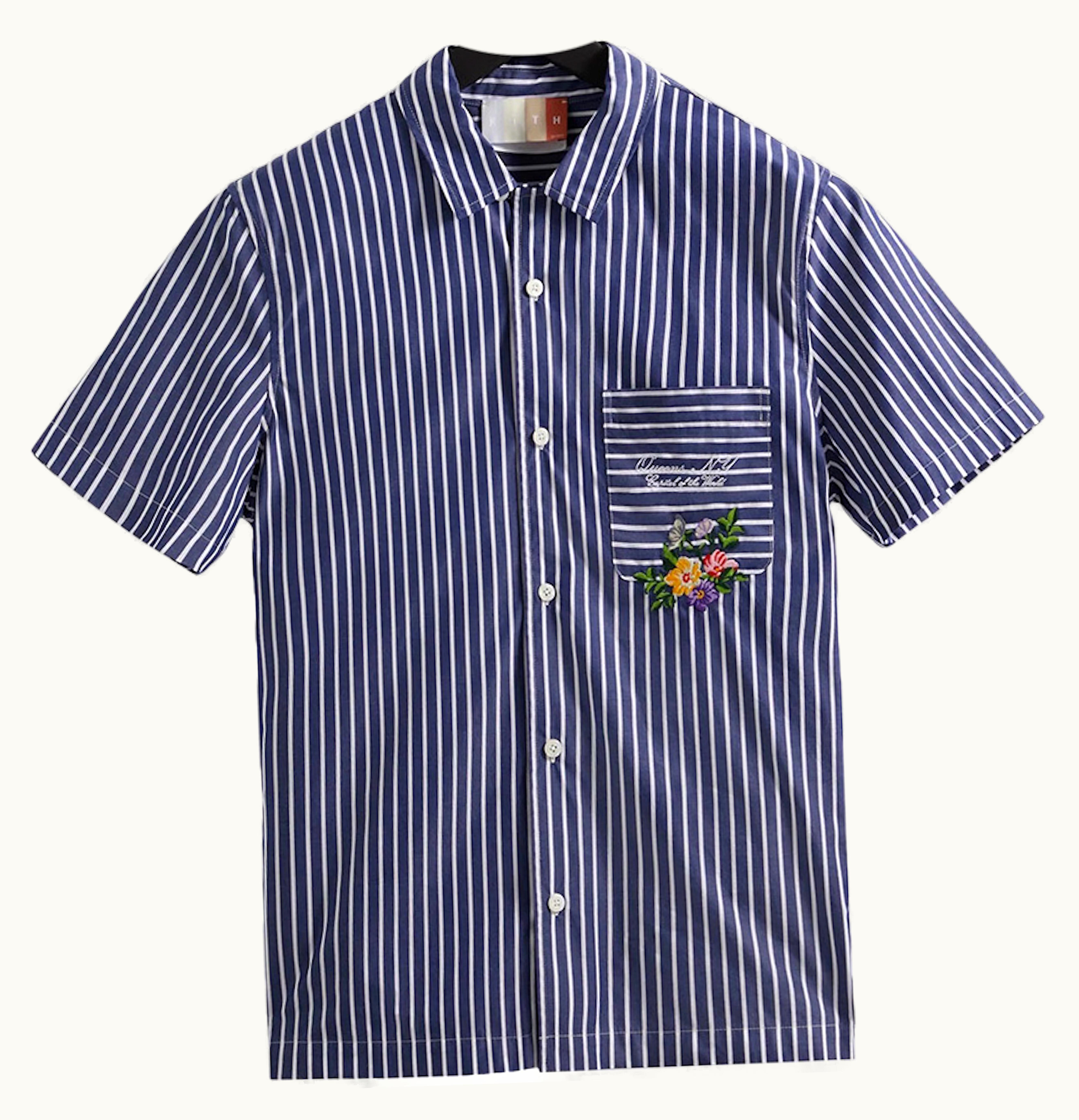 Kith Kith Striped Poplin Thompson Camp Collar Shirt Montage