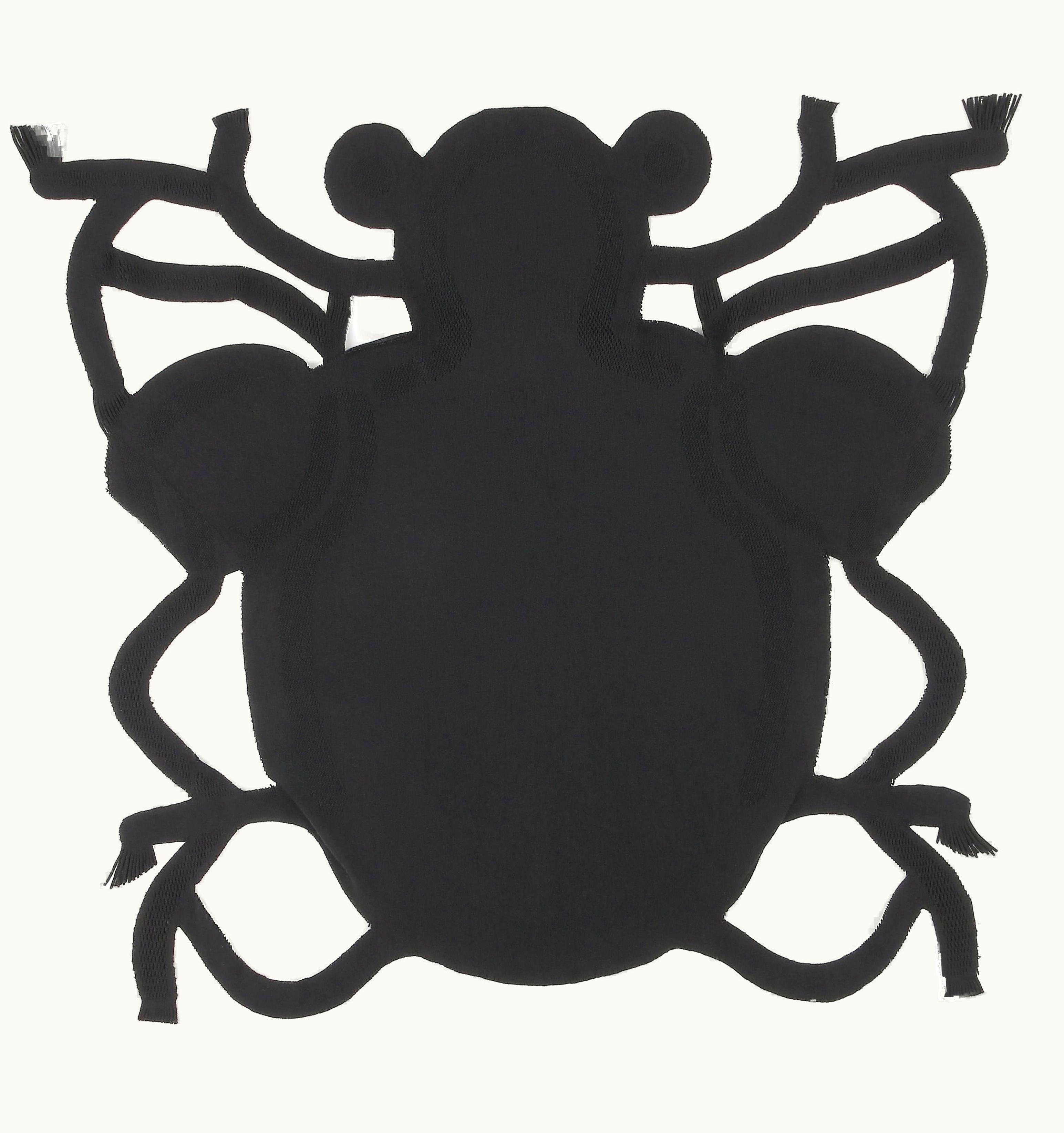 Issey Miyake Issey Miyake A-Poc C.2001 Dai Fujiwara Black Knit Monkey Top Rare