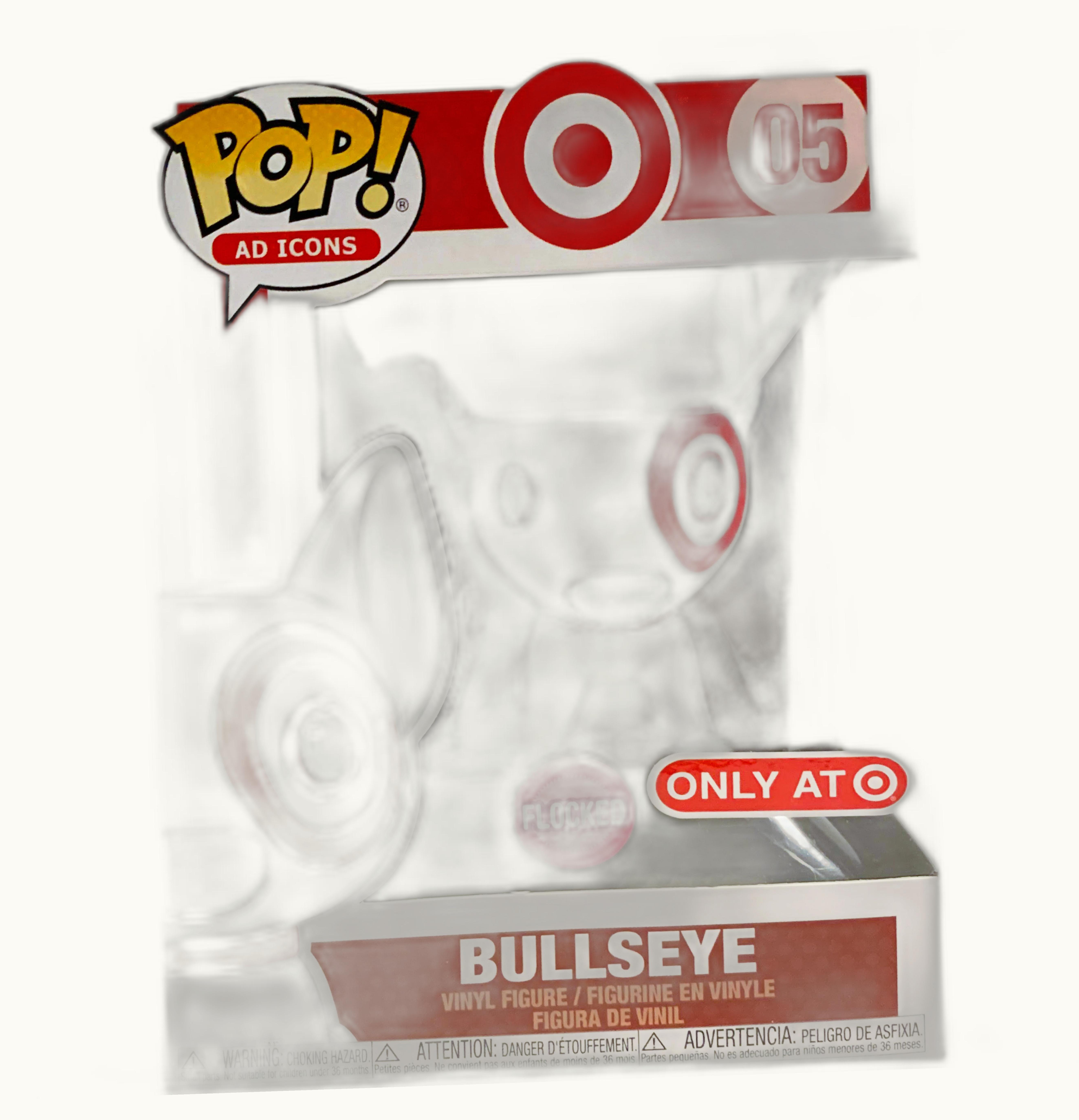 Funko Funko Pop Ad Icons Target Bullseye Red Collar Flocked Target Exclusive Figure 05