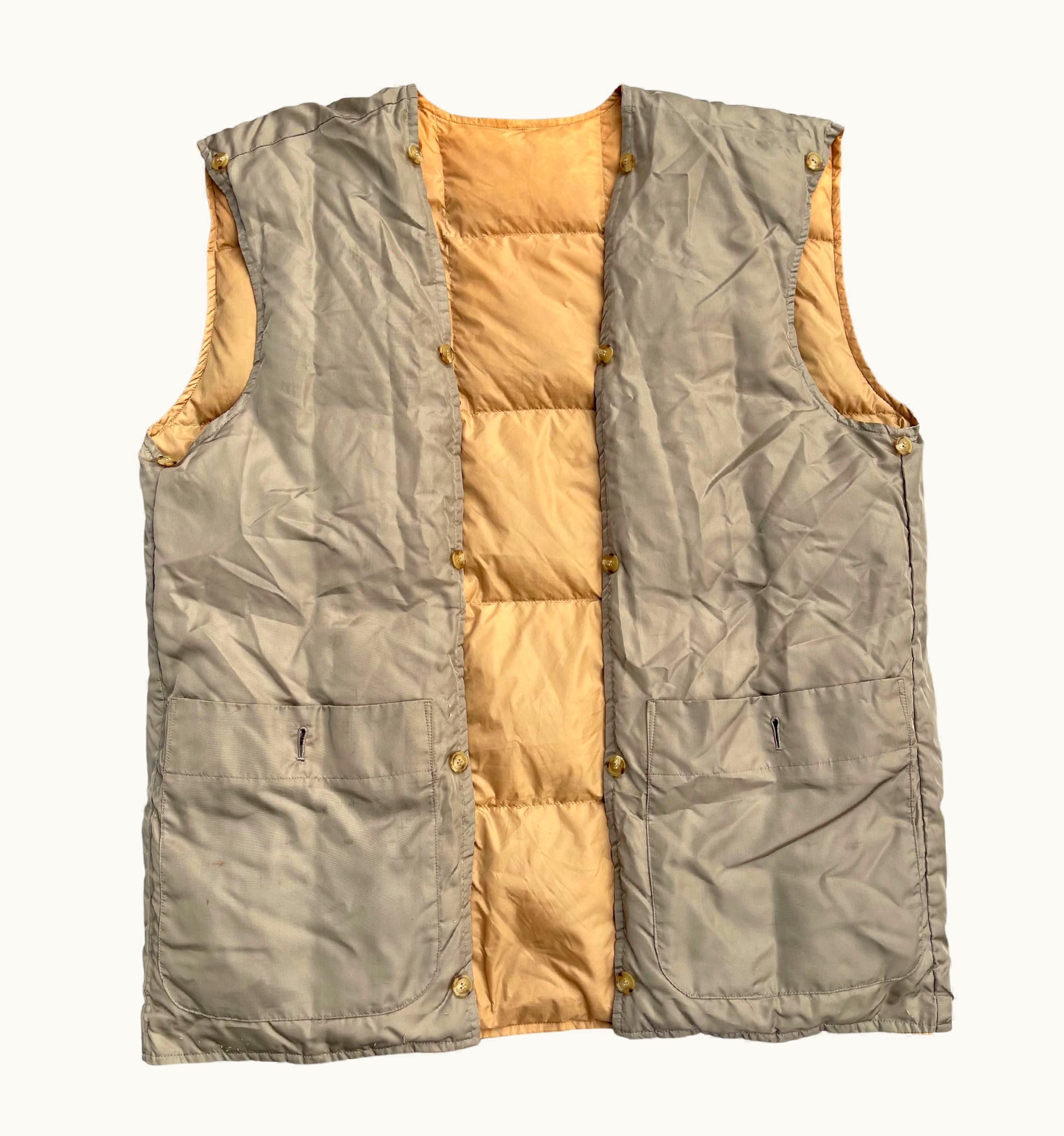 Issey Miyake Issey Miyake Oversized Linen Puffer Vest, Autumn Winter 1991