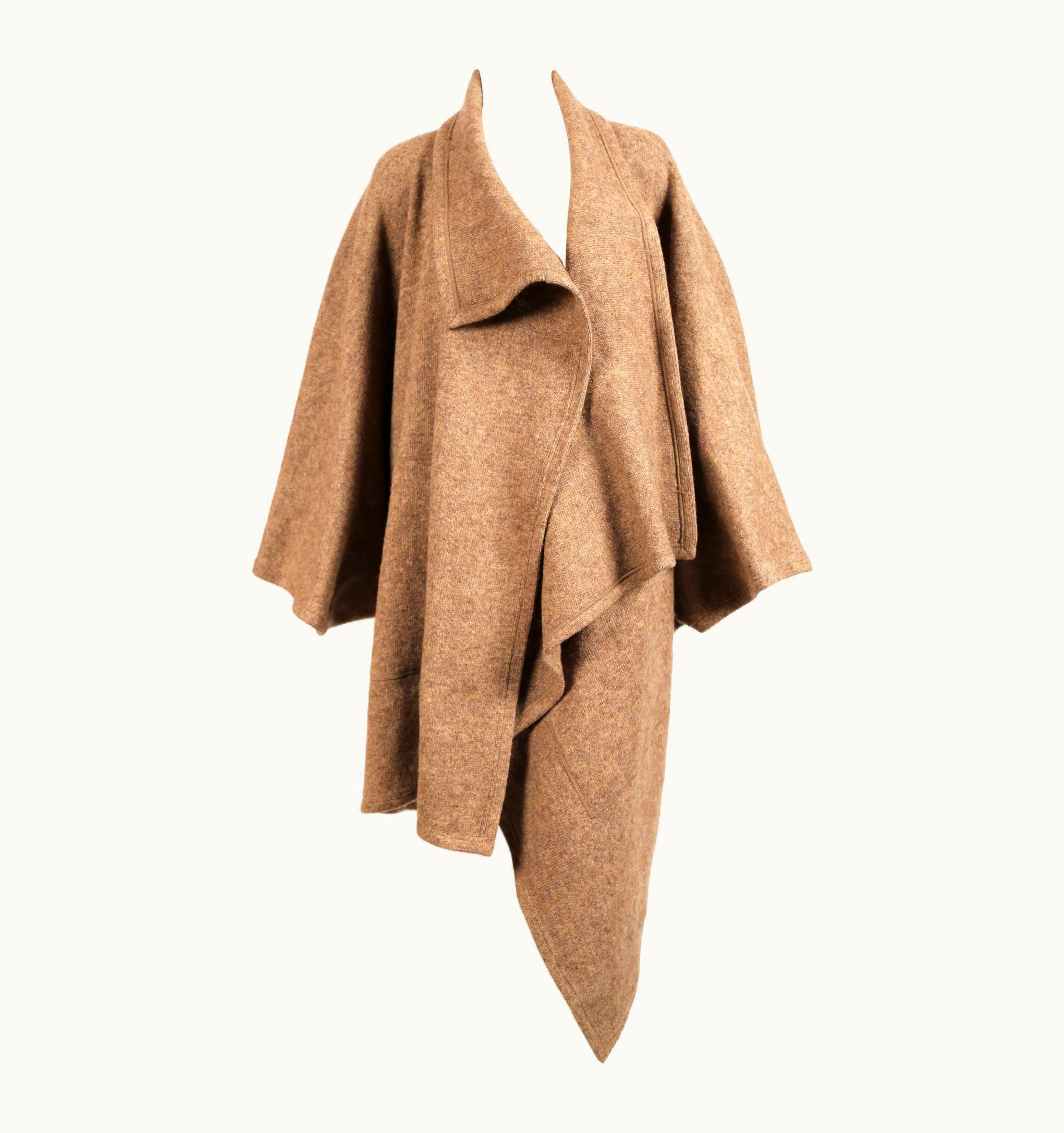 Issey Miyake 1984 Issey Miyake Draped Wool Cocoon Runway Coat UZ0597636