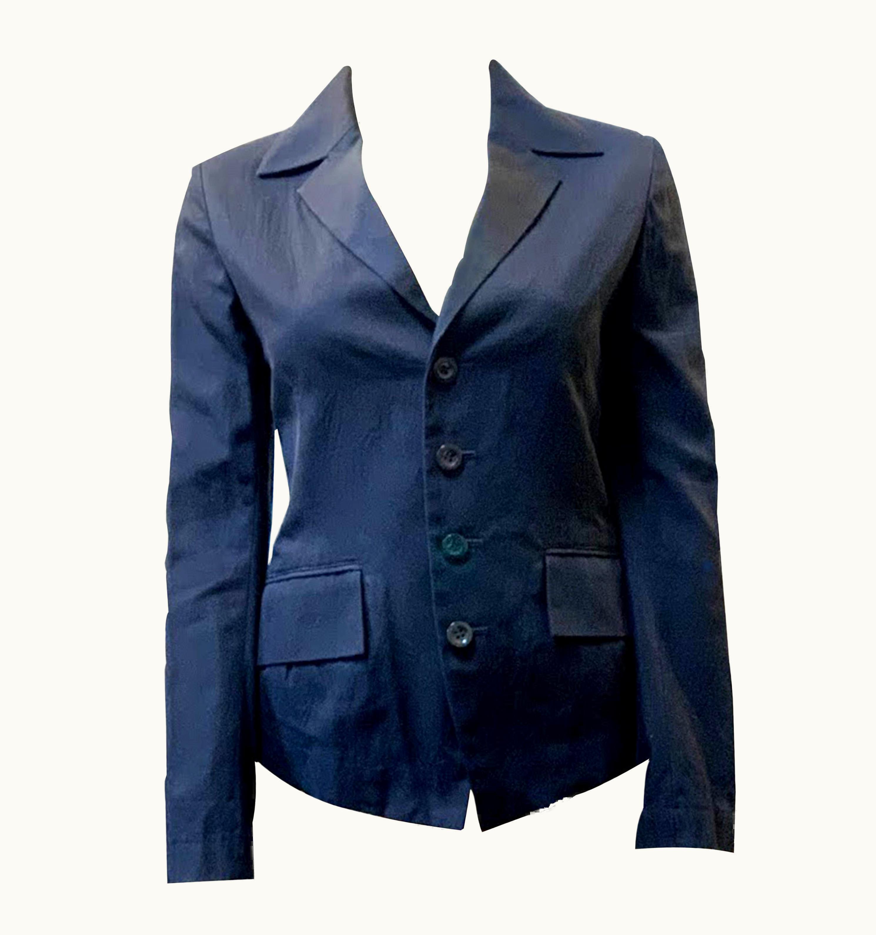 Issey Miyake Issey Miyake Corset Leather Tie Jacket