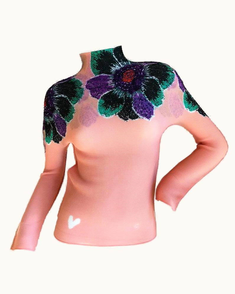 Issey Miyake Issey Miyake Vintage Floral Top