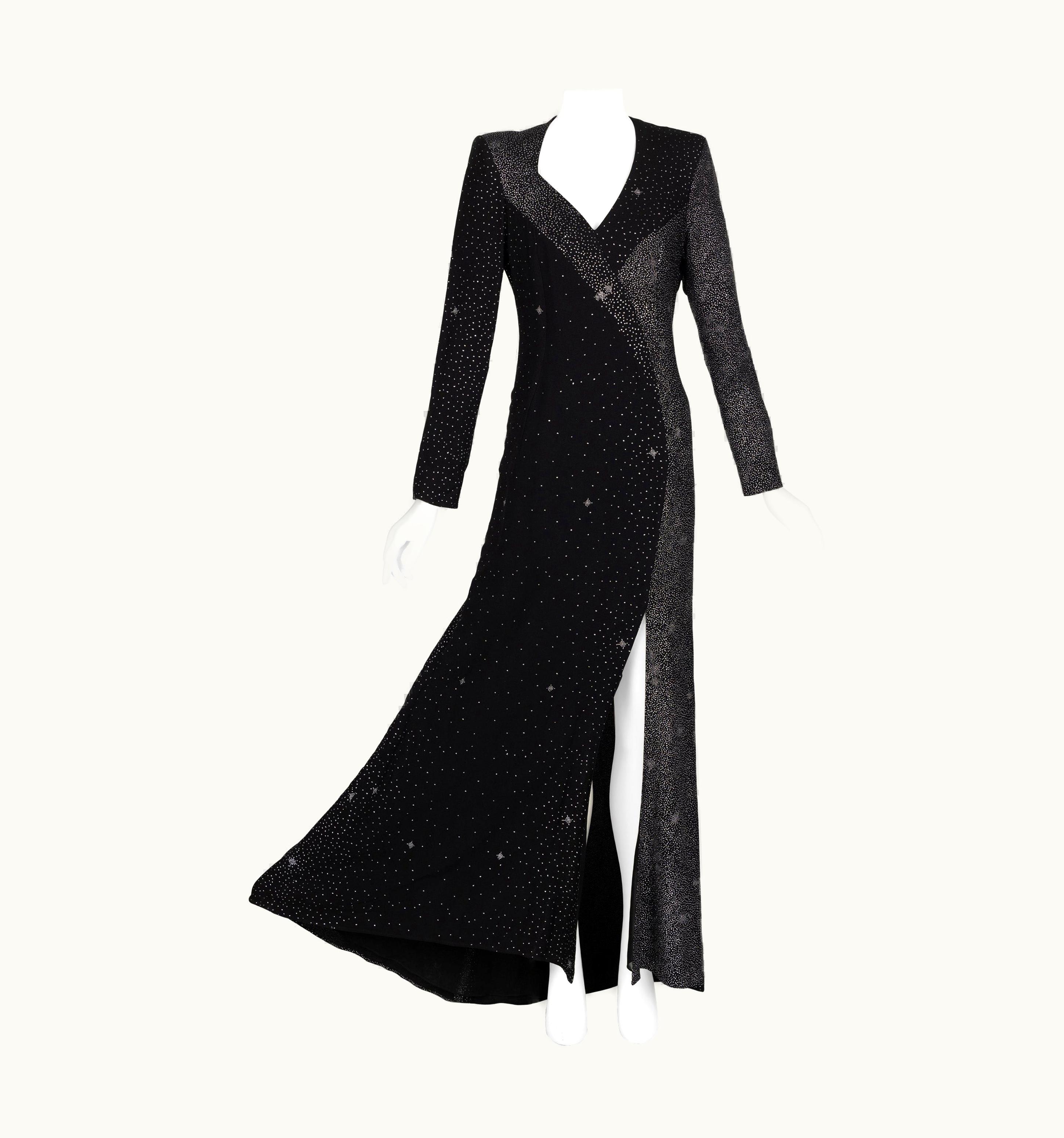 Christian Lacroix Christian Lacroix Midnight Sparkle Runway Gown AW 98/99