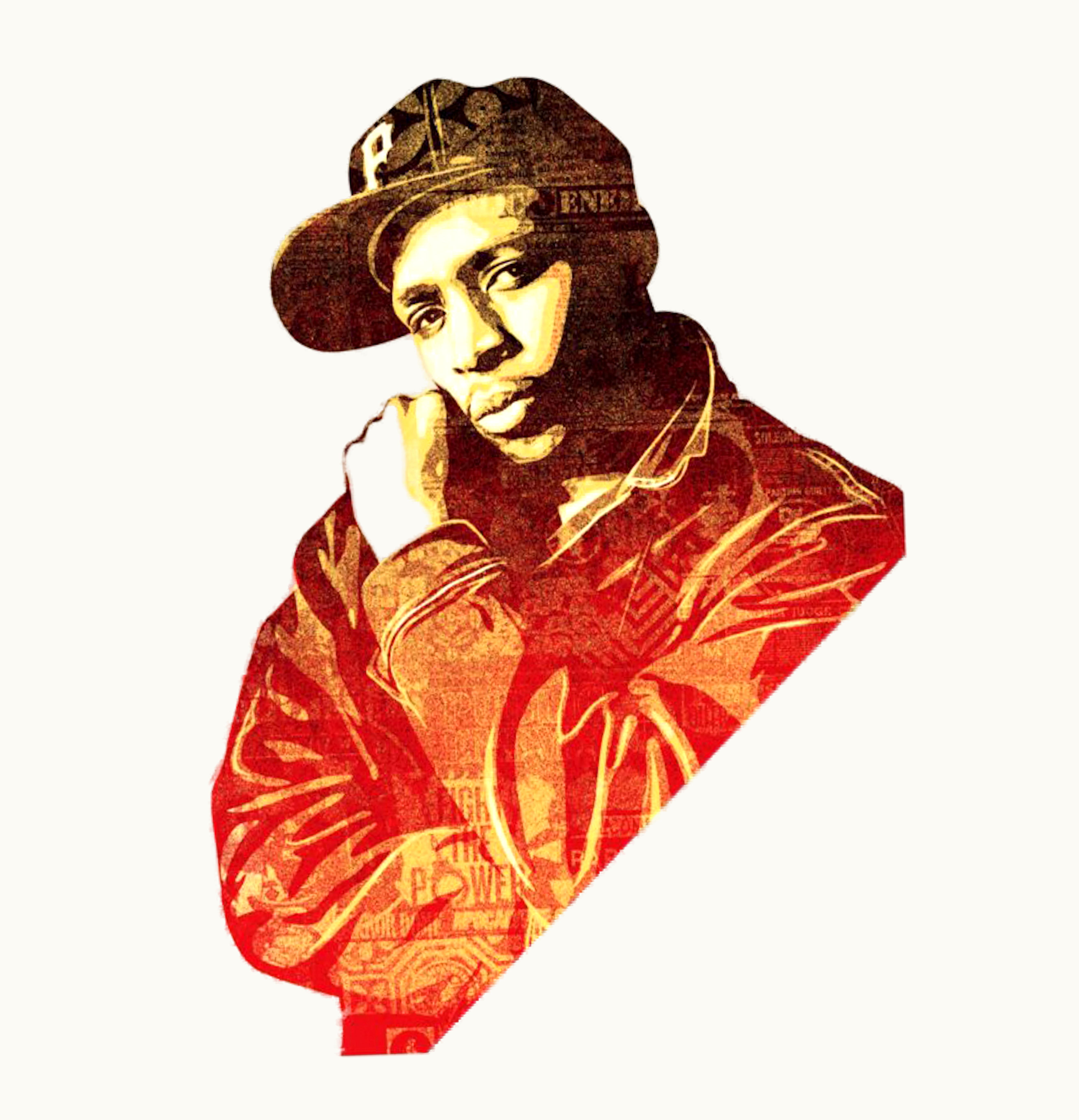 Shepard Fairey Shepard Fairey Chuck D Collage Print Signed Edition of 450