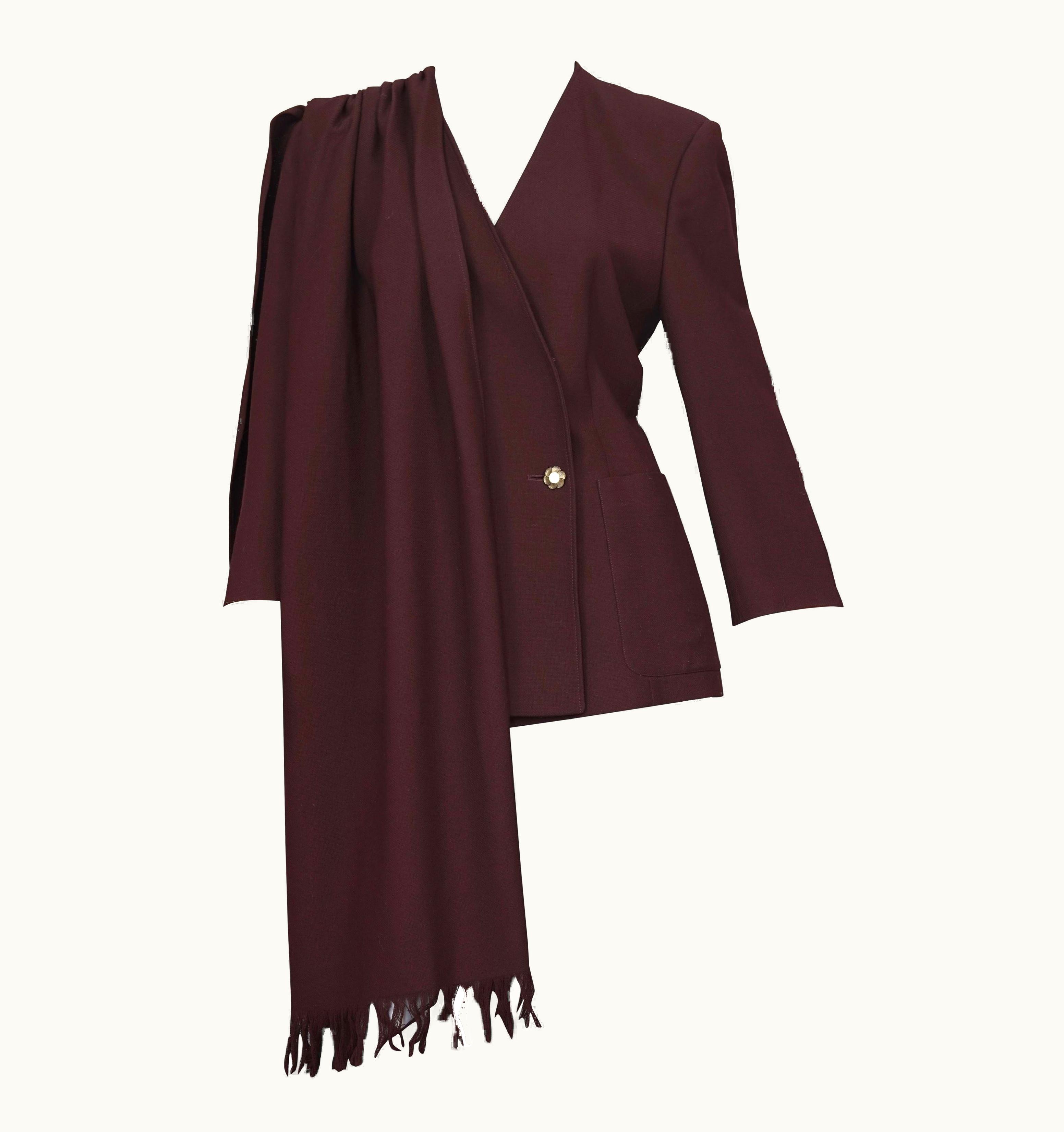 Christian Lacroix Vintage Cristian Lacroix Shoulder Shawl Wrap Blazer Jacket